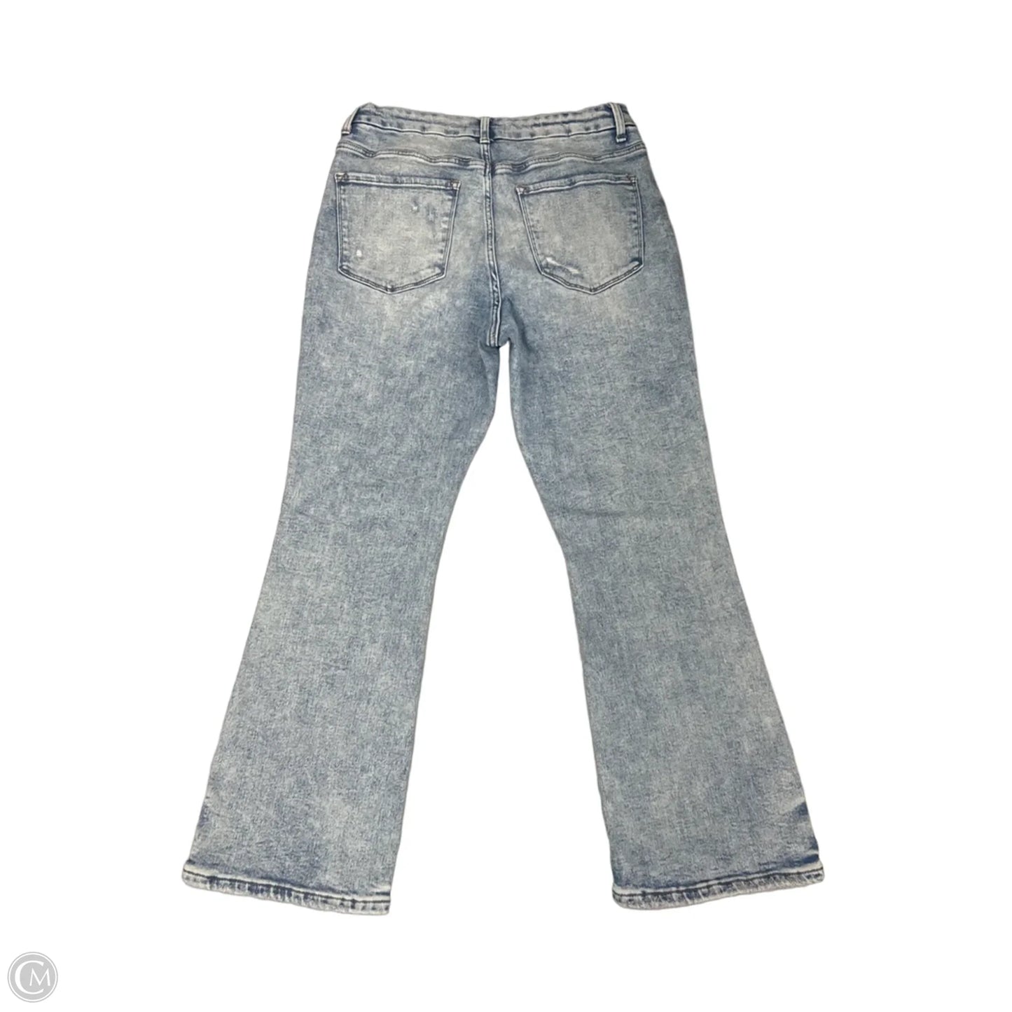 Jeans Flared By Vervet In Blue Denim, Size: 14