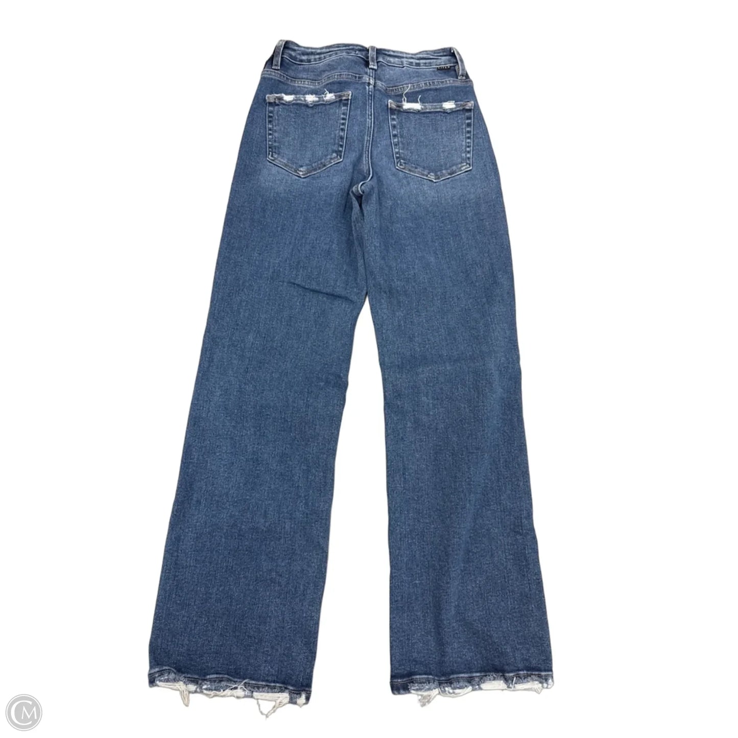 Jeans Straight By Risen In Blue Denim, Size: 2
