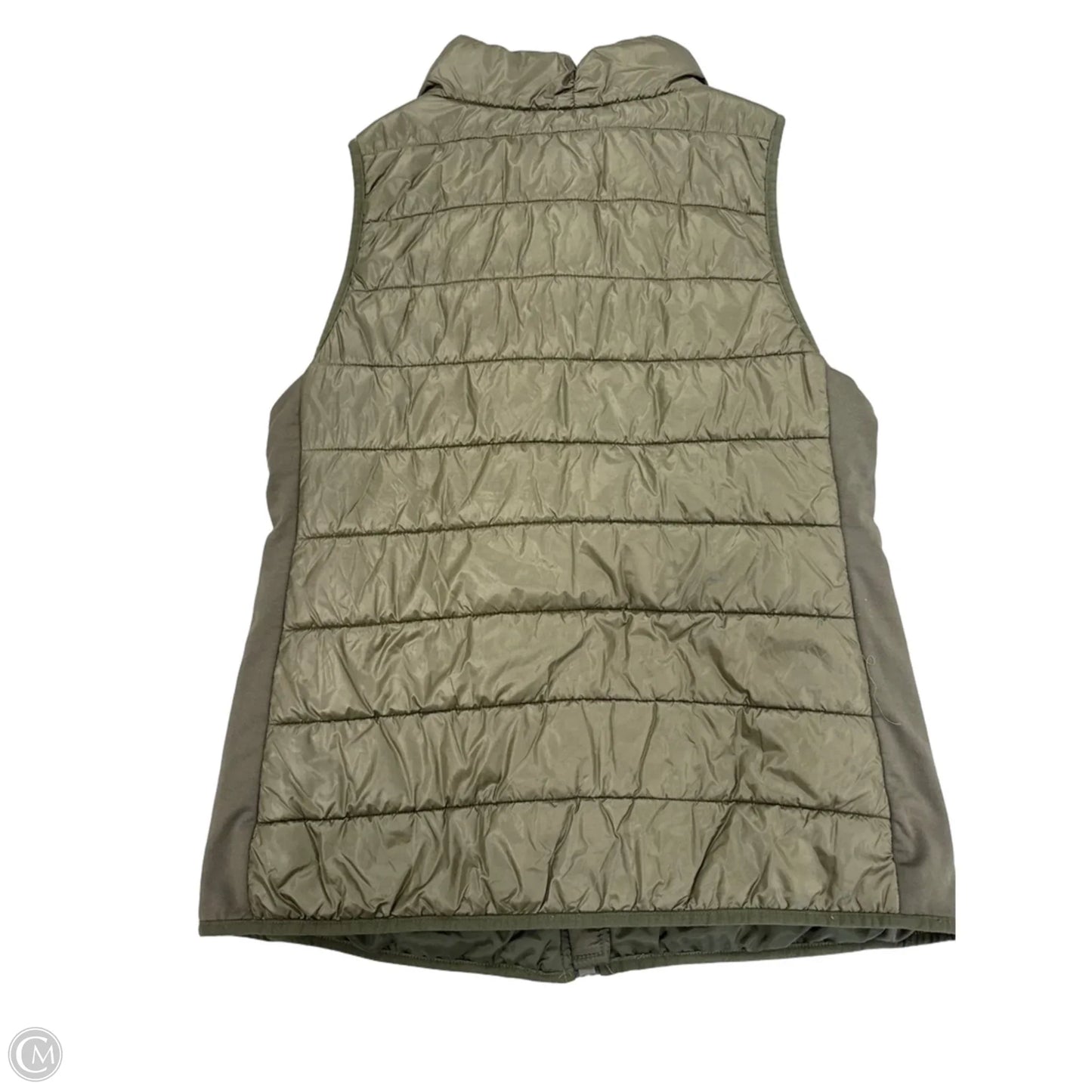Vest Puffer & Quilted By Reebok In Green, Size: L
