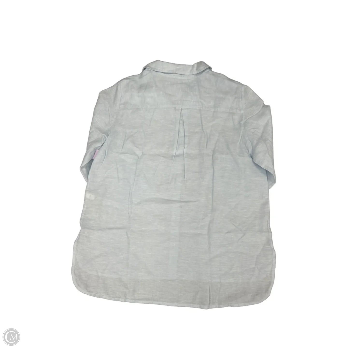 Top 3/4 Sleeve By Chicos In Blue, Size: L