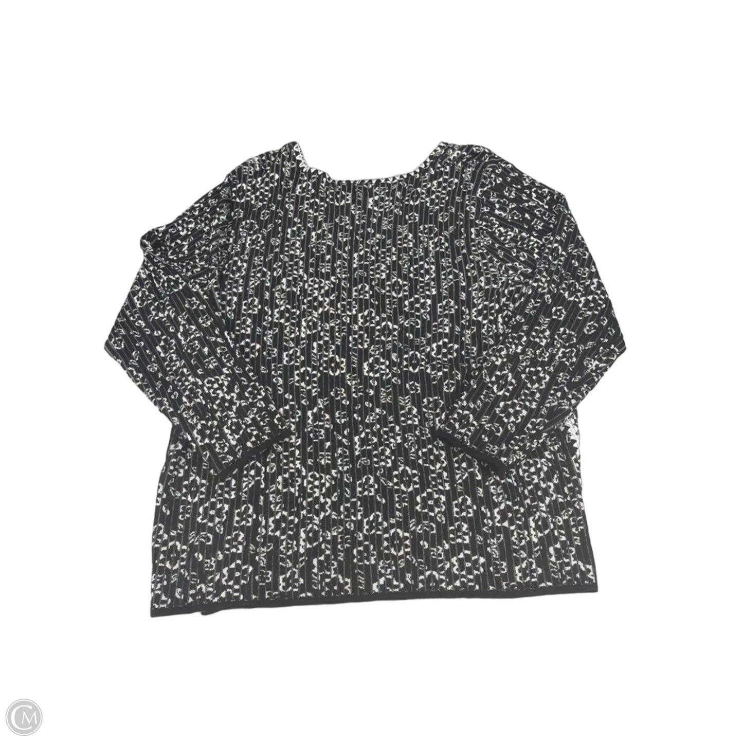 Top Long Sleeve By Cmc In Black, Size: Xl