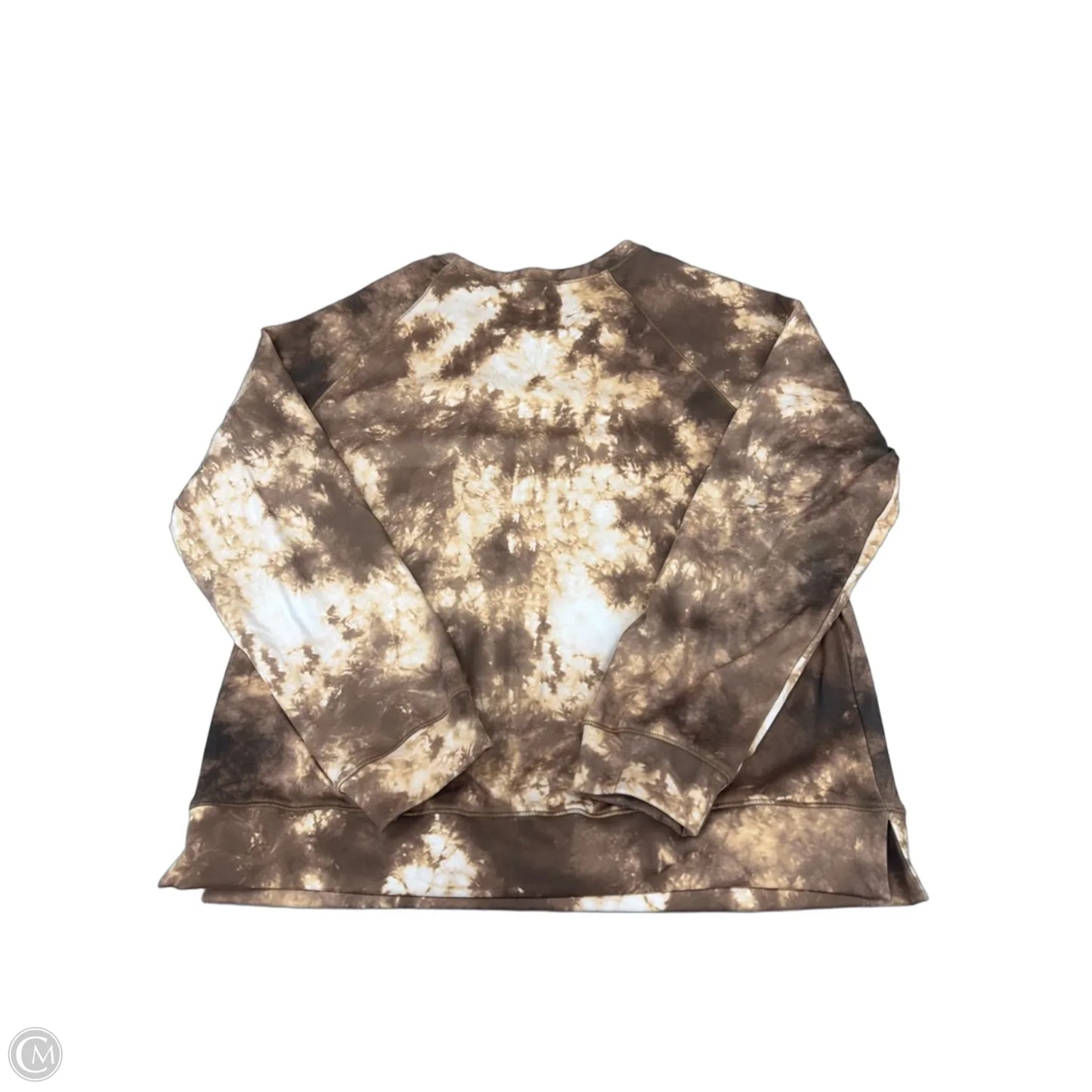 Top Long Sleeve By David Cline In Tie Dye Print, Size: Xl