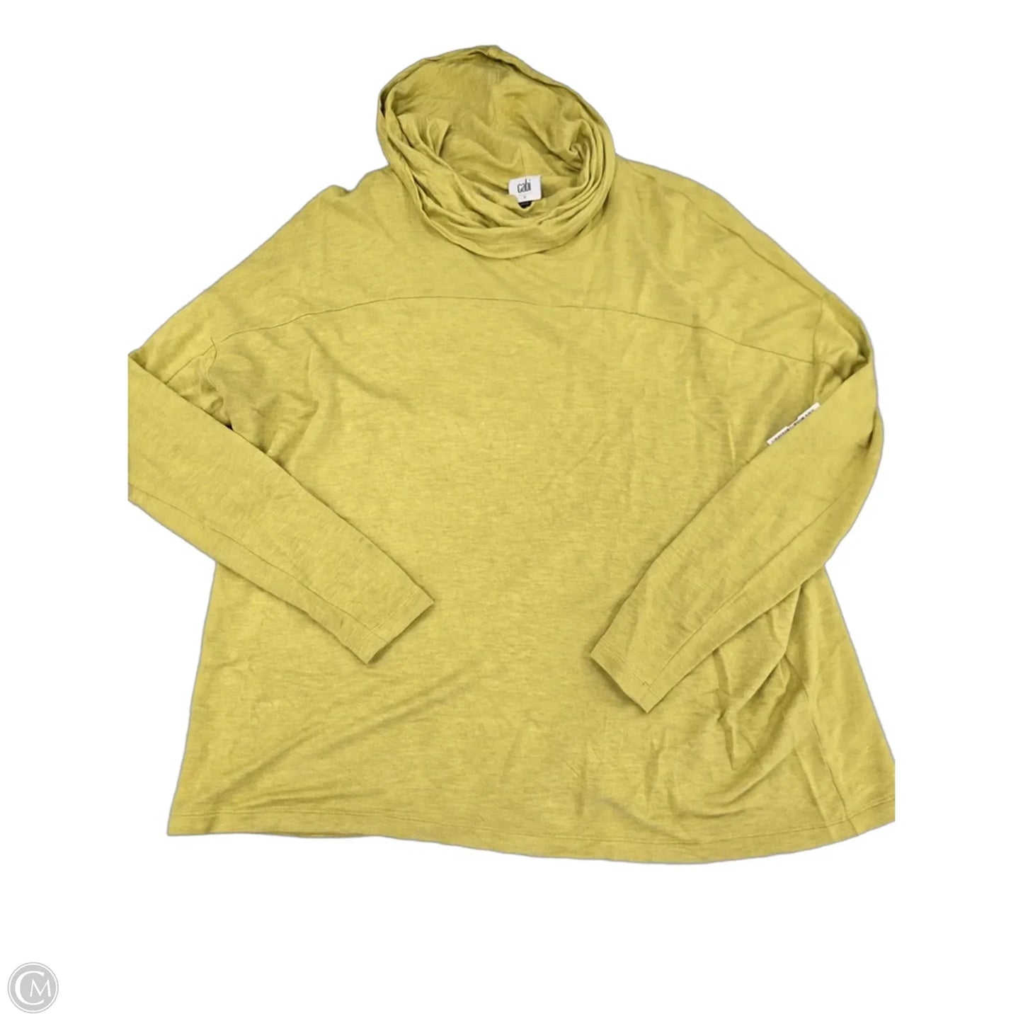 Top Long Sleeve By Cabi In Yellow, Size: S