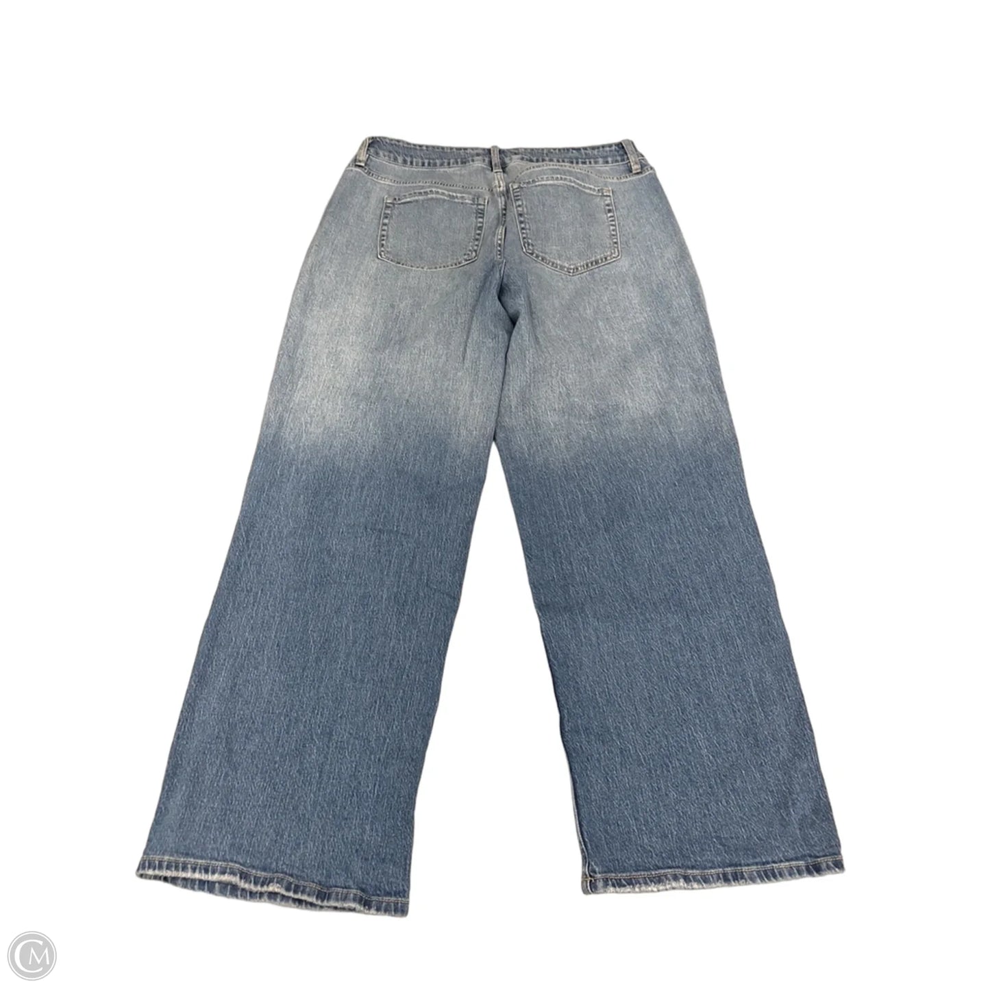 Jeans Wide Leg By Ymi In Blue Denim, Size: 16