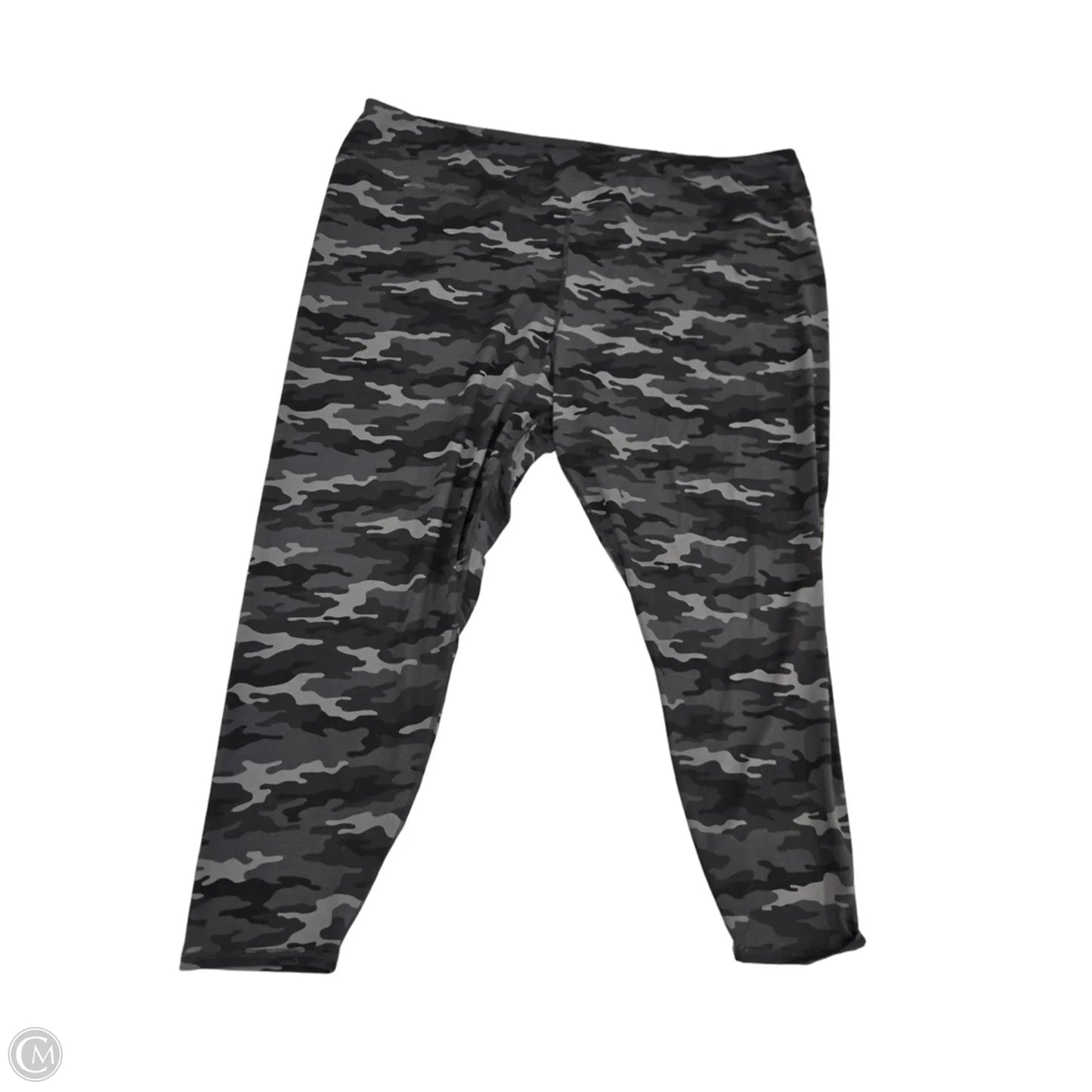 Athletic Leggings By Maurices In Camouflage Print, Size: 4x