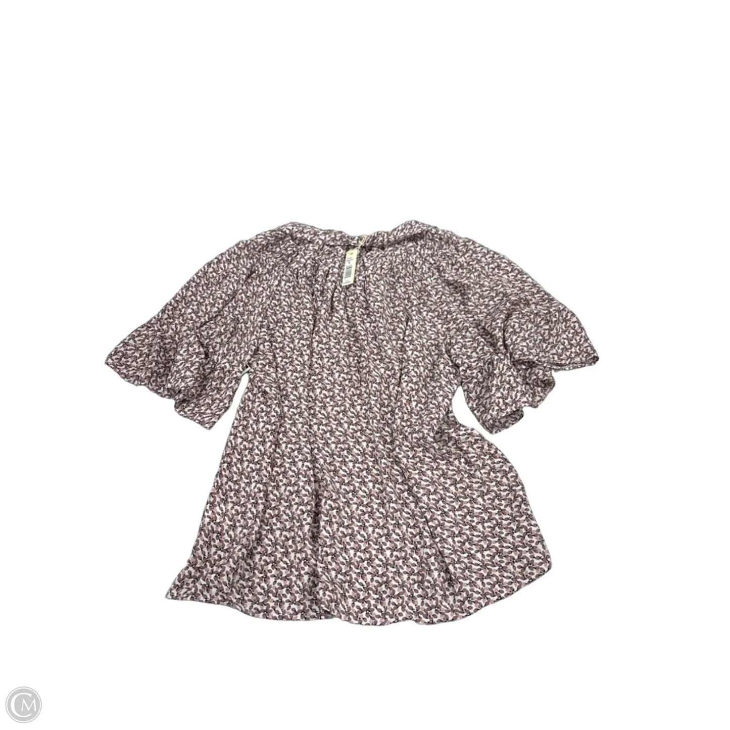 Top Short Sleeve By Max Studio In Mauve, Size: S