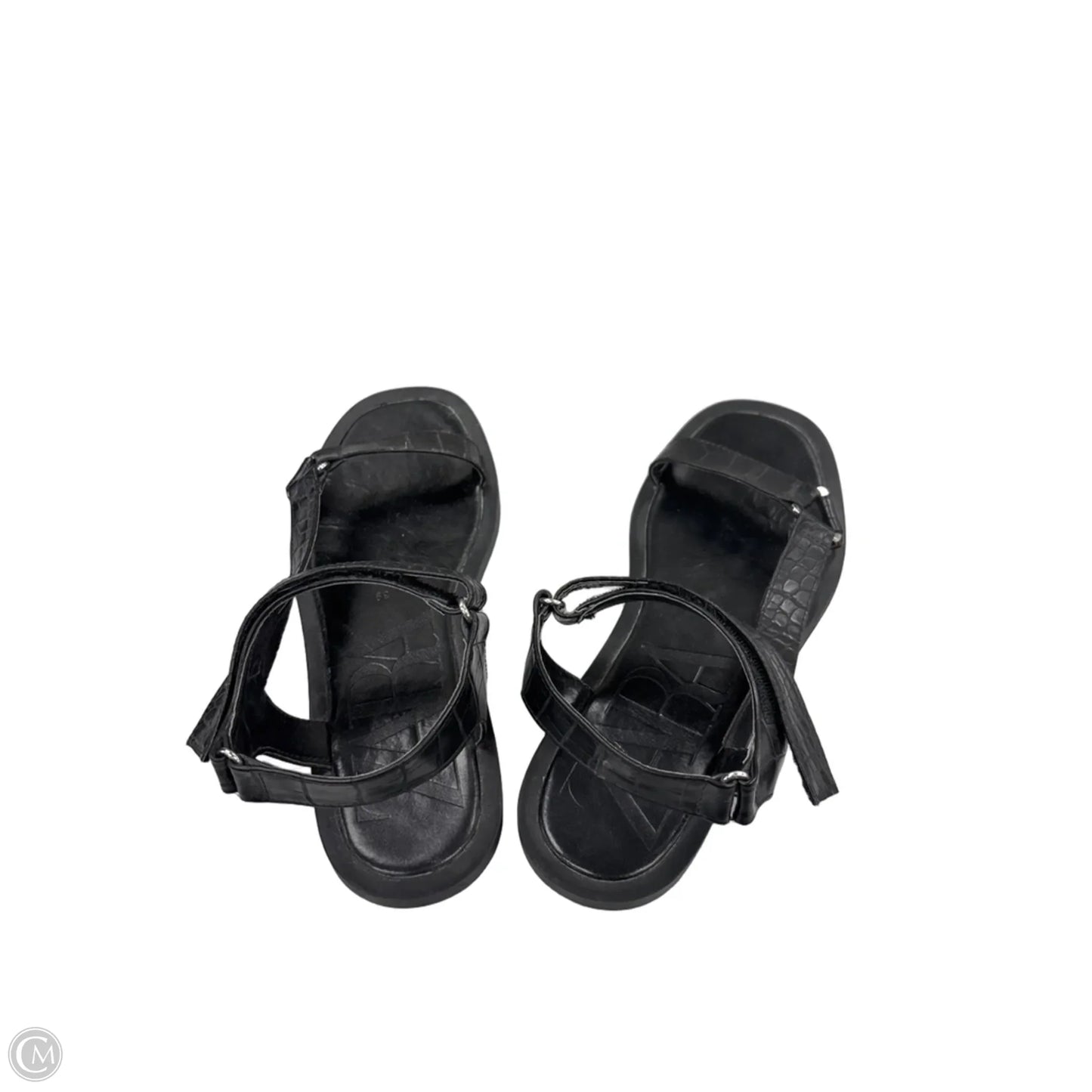 Sandals Flats By Zara In Black, Size: 8.5