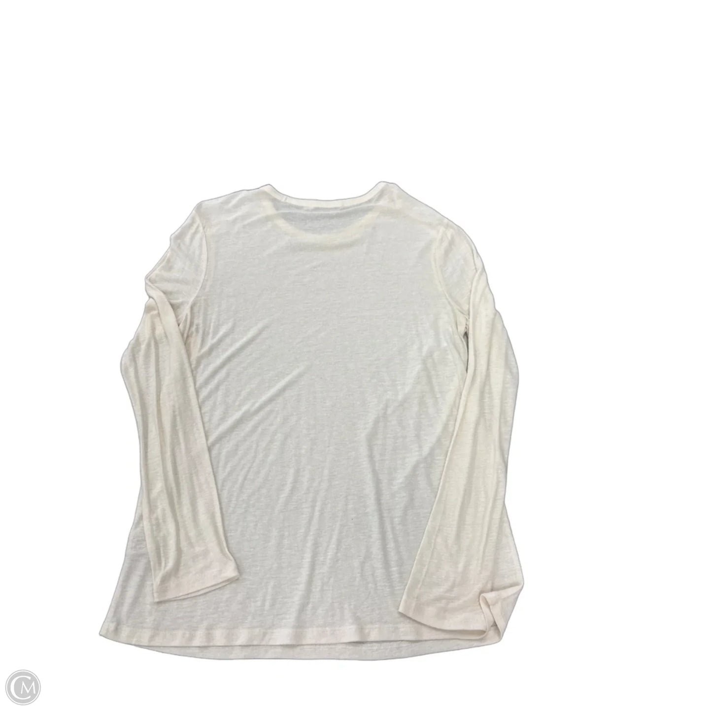 Top Long Sleeve Luxury Designer By Alexander Wang In Cream, Size: M
