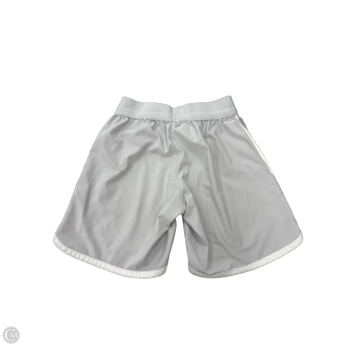Athletic Shorts By Adidas In Grey, Size: S