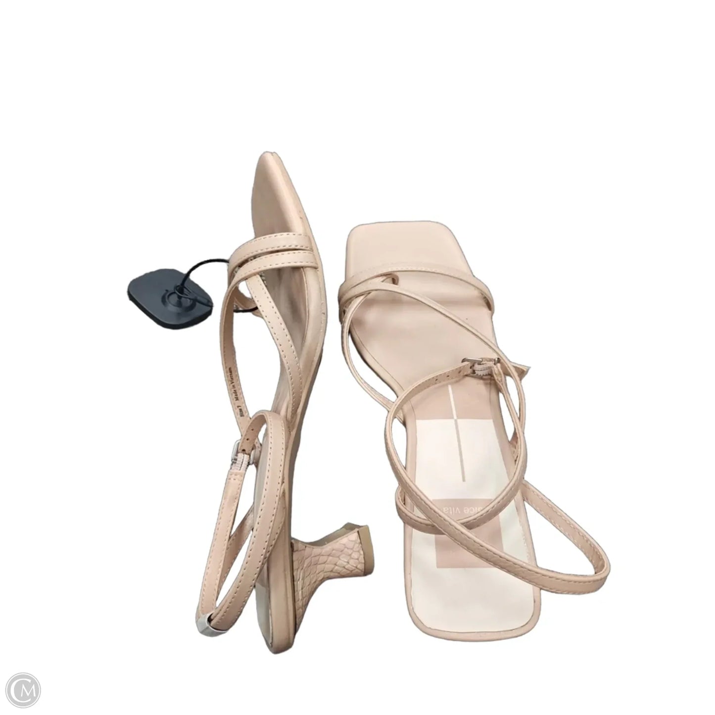 Sandals Heels Kitten By Dolce Vita In Tan, Size: 7