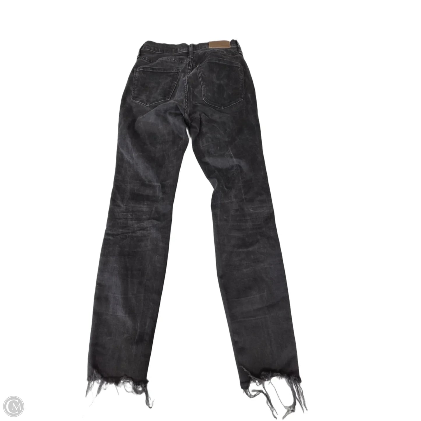 Jeans Skinny By Madewell In Black Denim, Size: 4