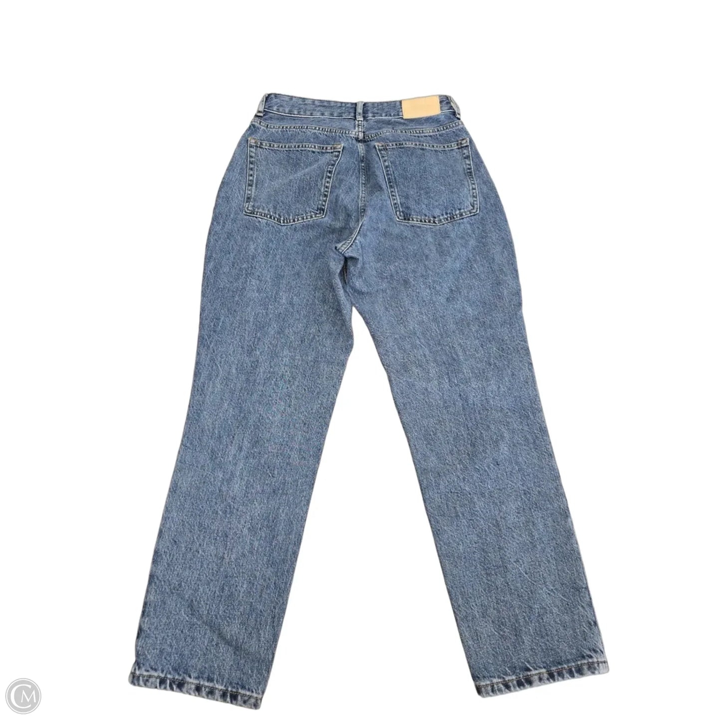Jeans Straight By Everlane In Blue Denim, Size: 6