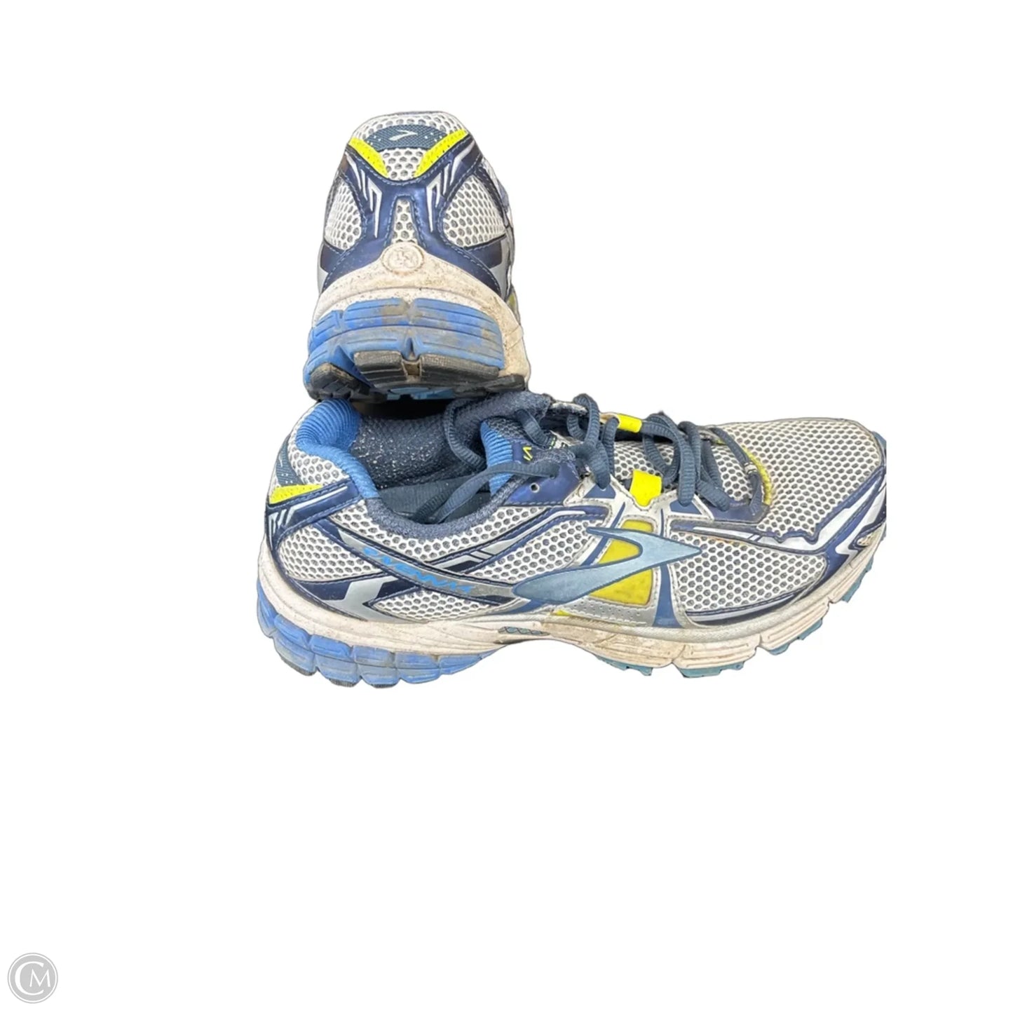 Shoes Athletic By Brooks In Blue & White, Size: 9
