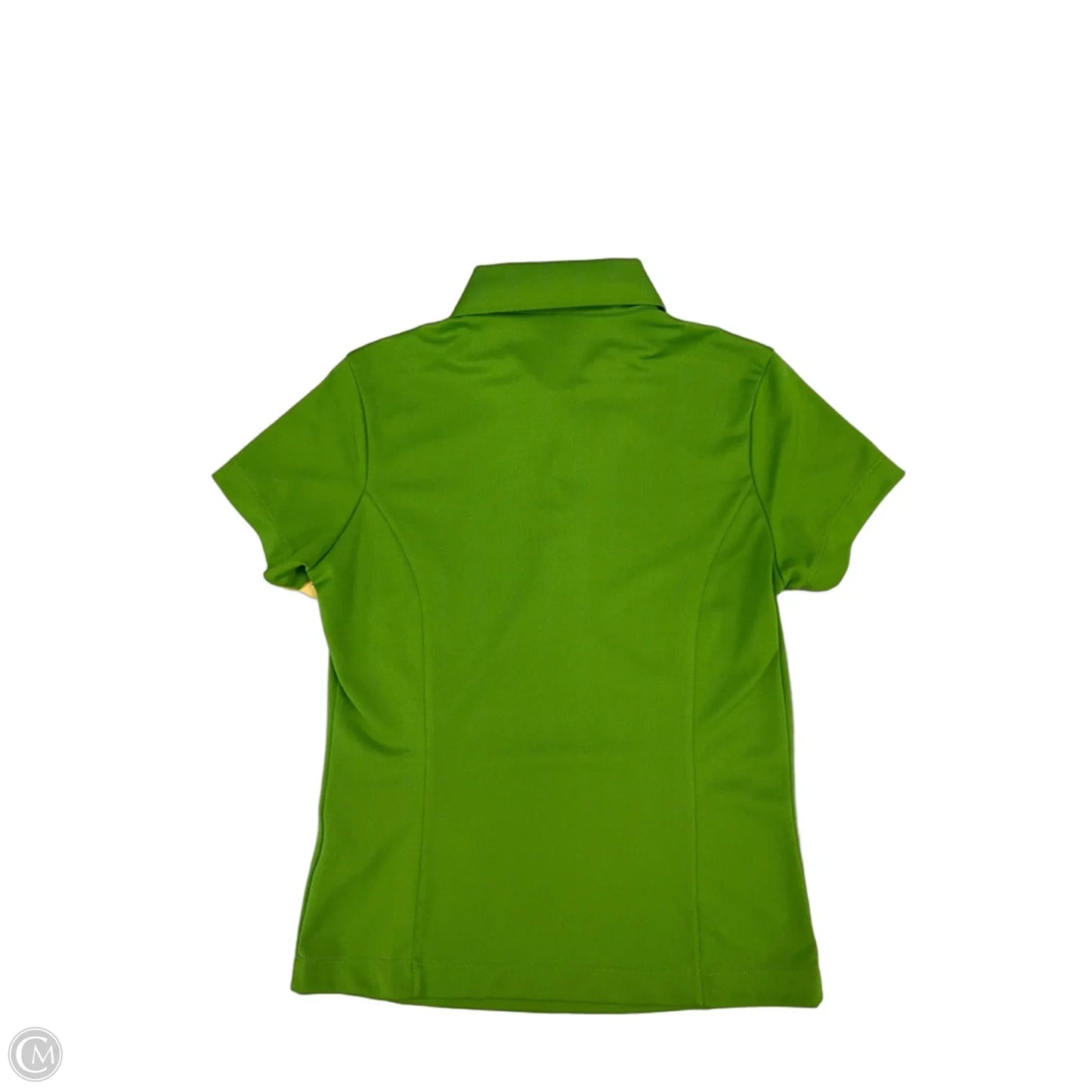 Athletic Top Short Sleeve By Nike In Green, Size: S