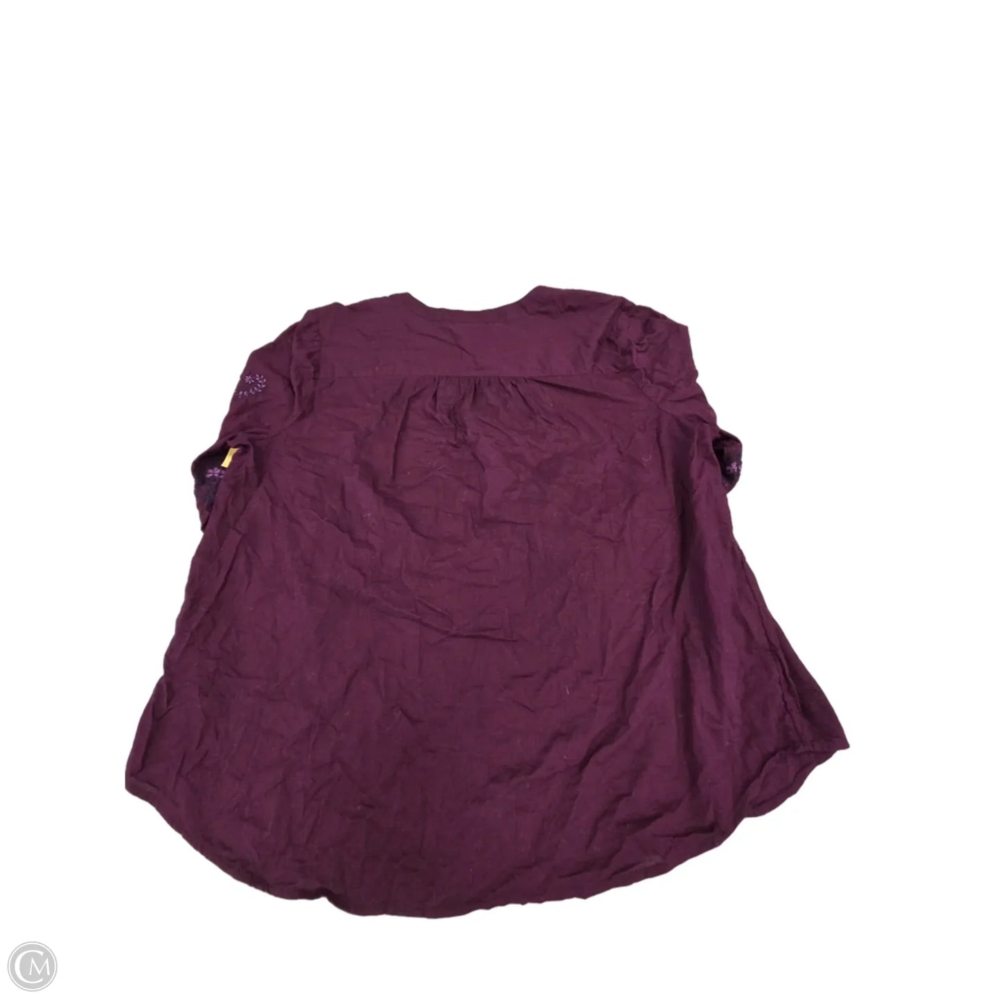 Top 3/4 Sleeve By J. Jill In Purple, Size: Xl