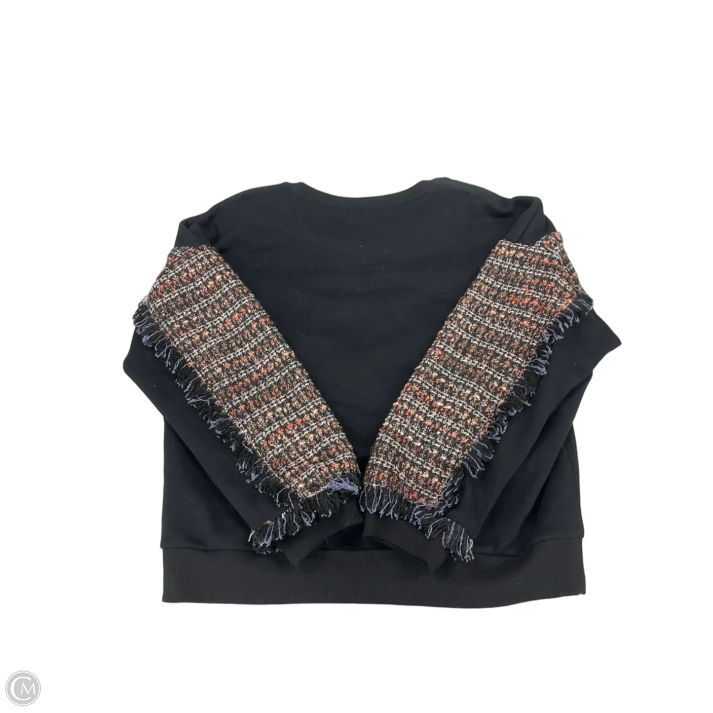 Sweatshirt Crewneck By Skies Are Blue In Black, Size: M