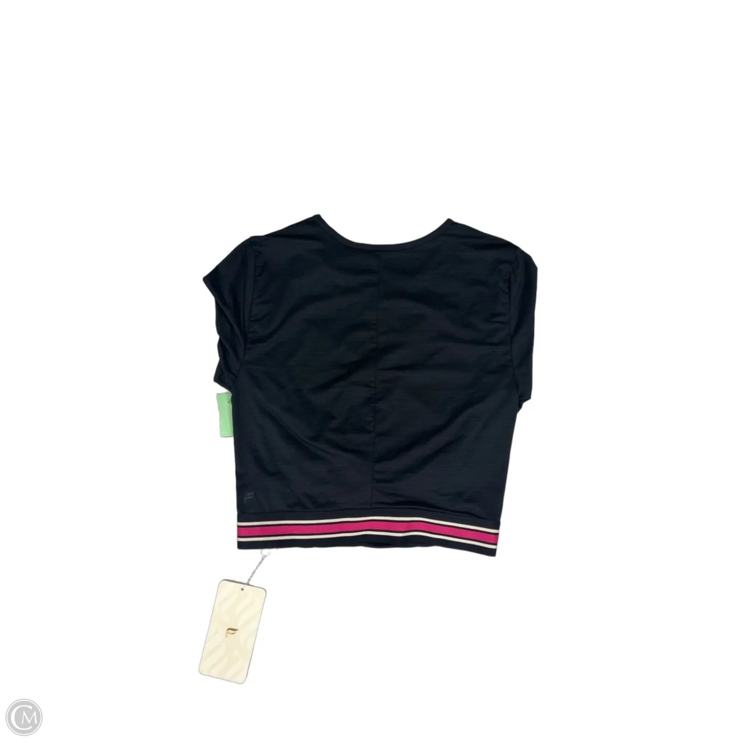 Athletic Top Long Sleeve Crewneck By Fabletics In Black, Size: M