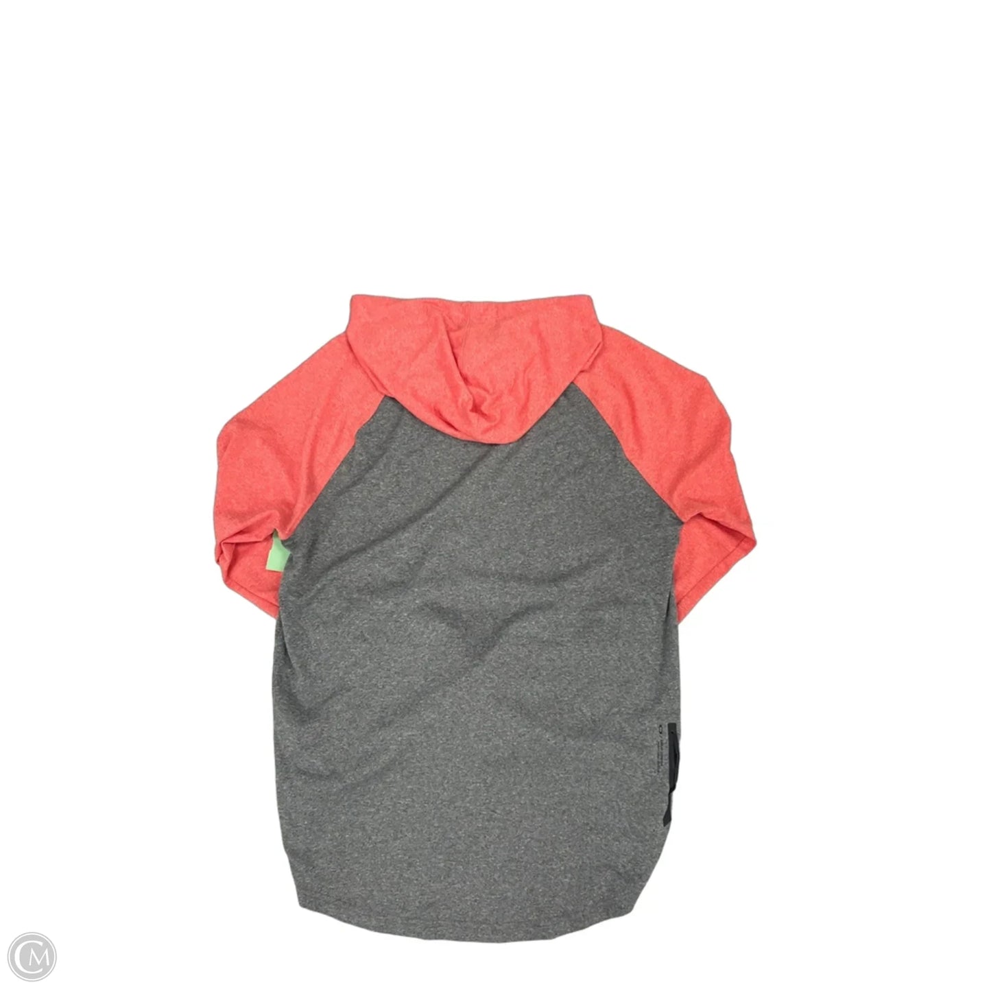 Top Long Sleeve By Oakley In Grey & Orange, Size: S