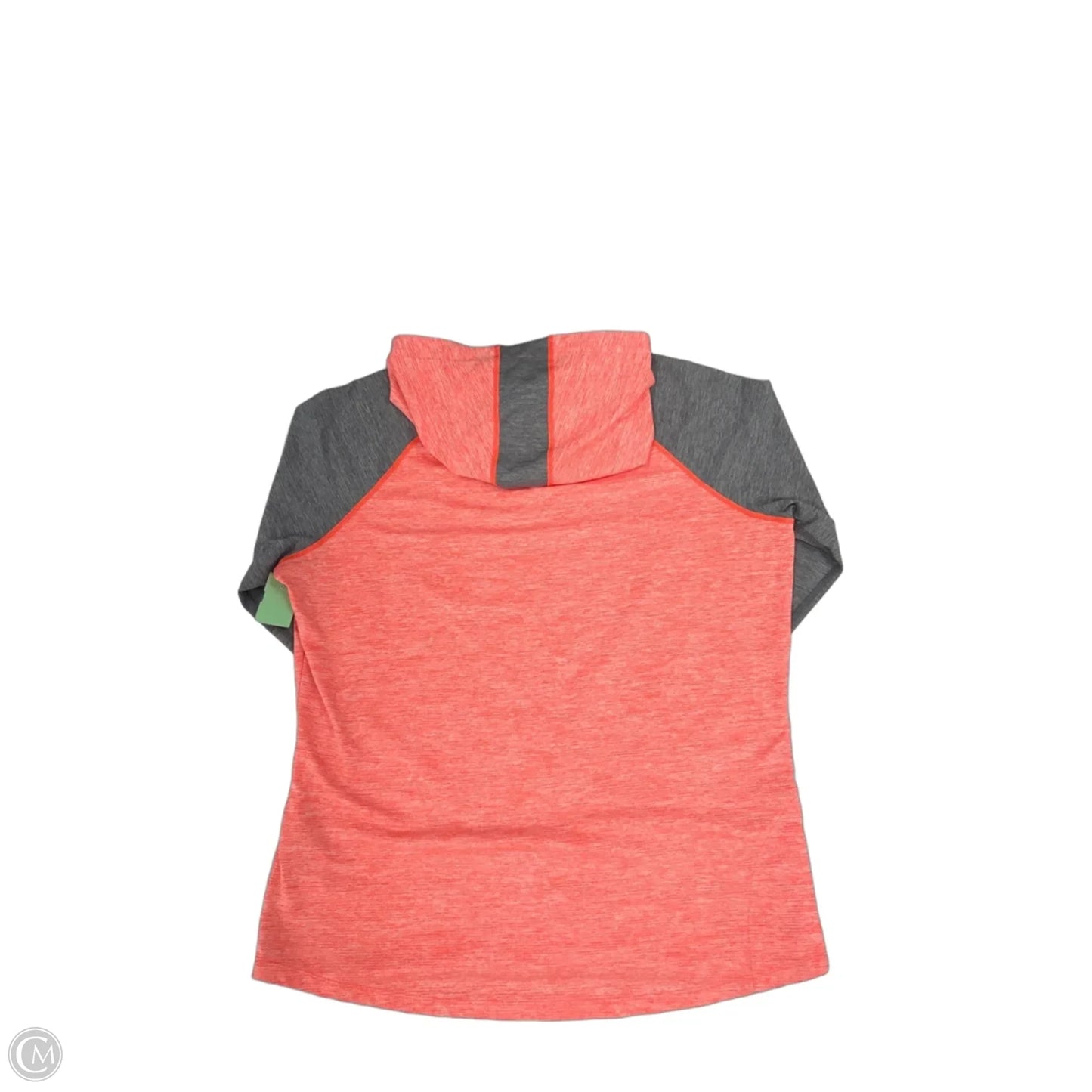 Athletic Top Long Sleeve Hoodie By Under Armour In Orange, Size: Xl
