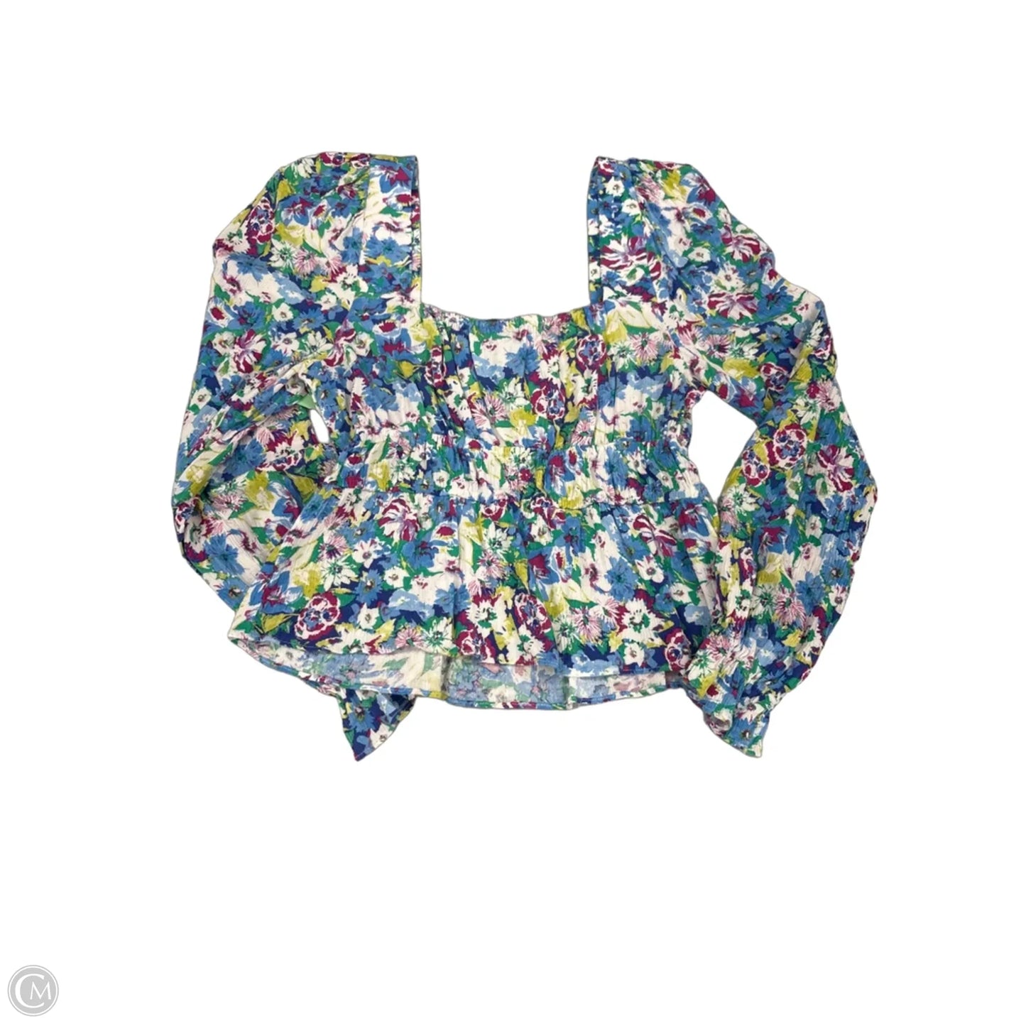 Top Long Sleeve By So In Floral Print, Size: L