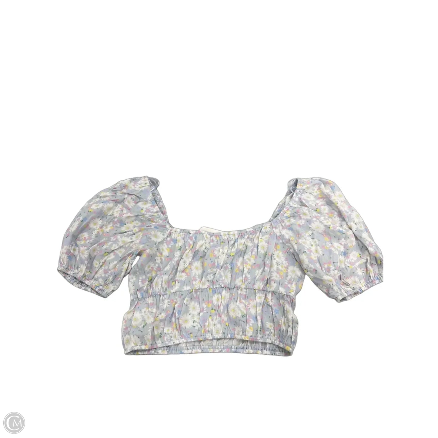 Top Short Sleeve By Elodie In Floral Print, Size: M