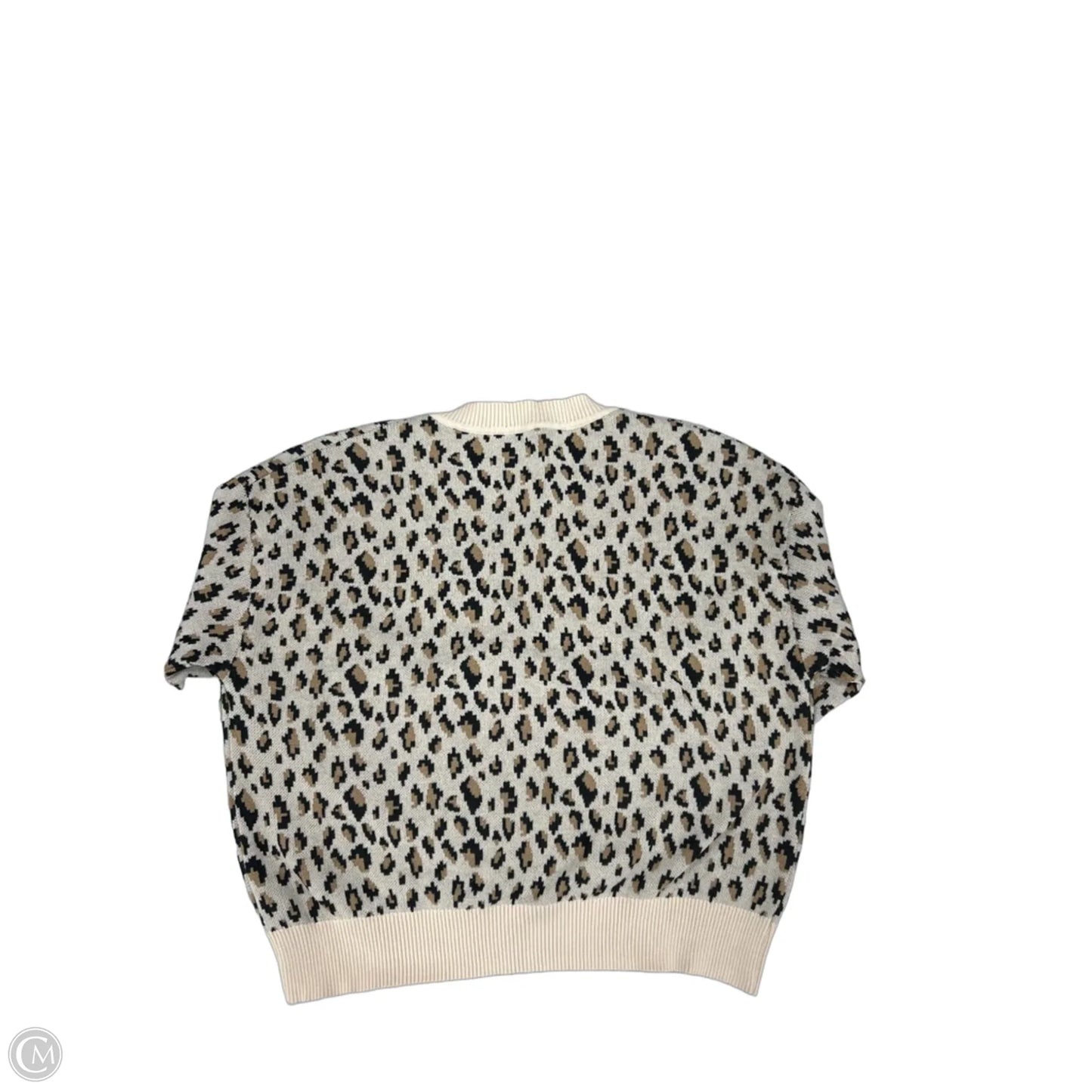 Cardigan By Shein In Animal Print, Size: Xl