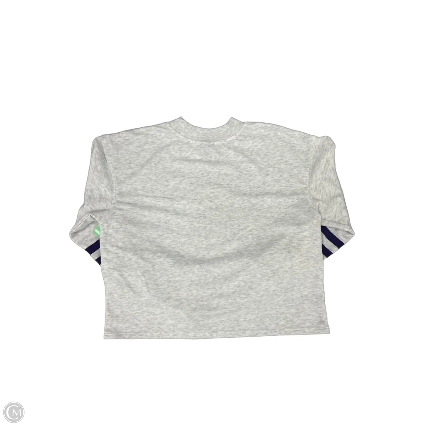 Top Long Sleeve By Cme In Purple & Yellow, Size: L