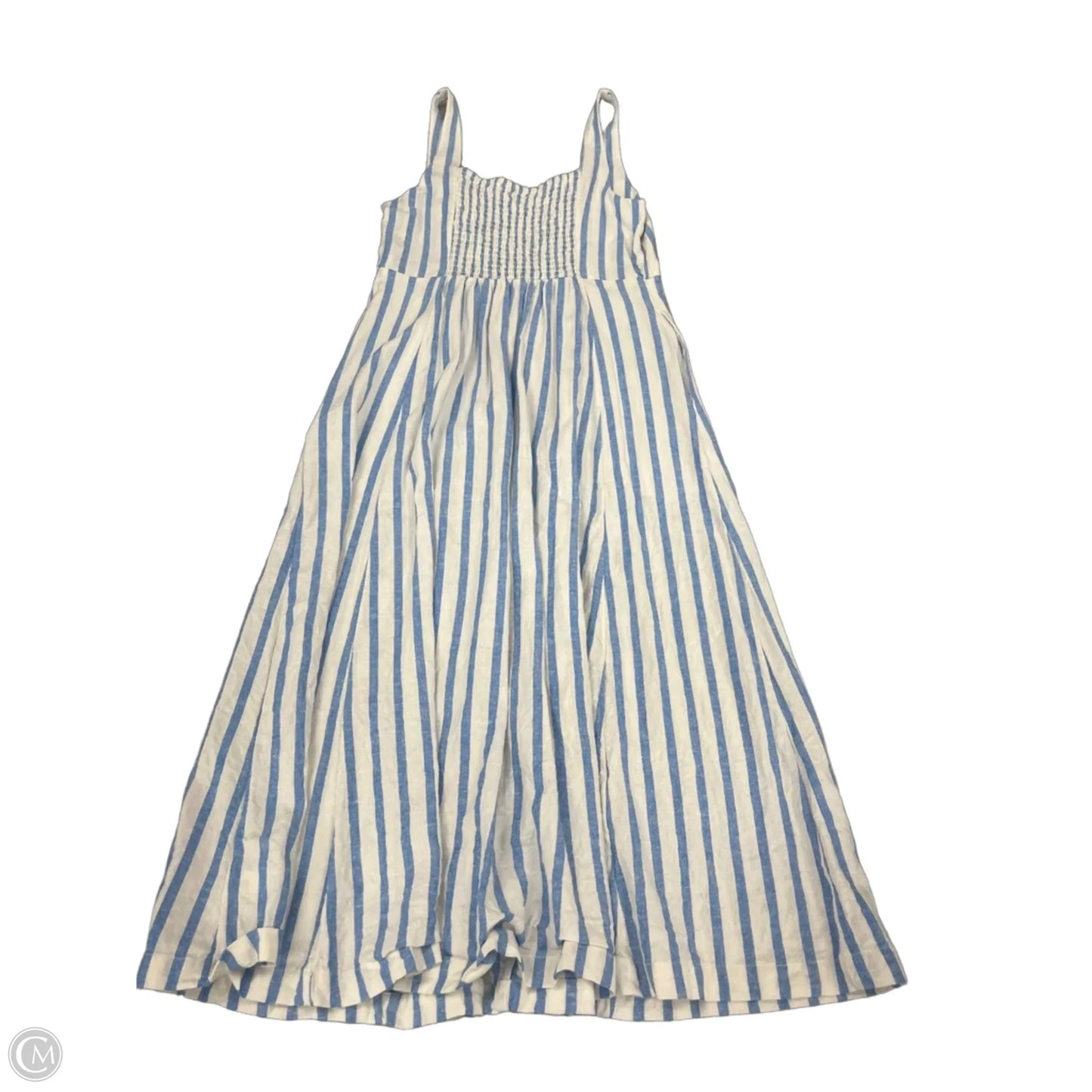 Dress Casual Short By Old Navy In Blue & White, Size: M