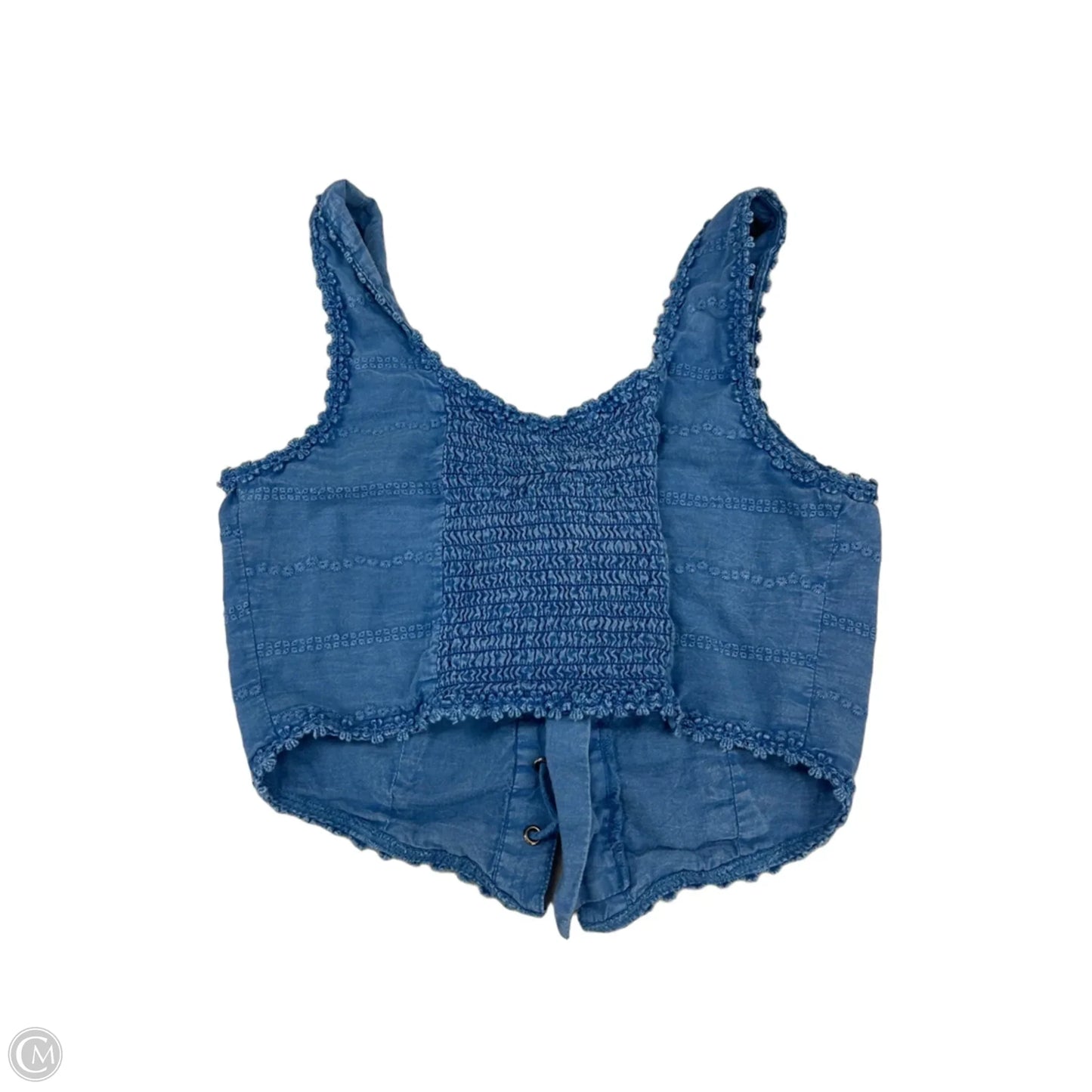 Tank Top By Japna In Blue, Size: S