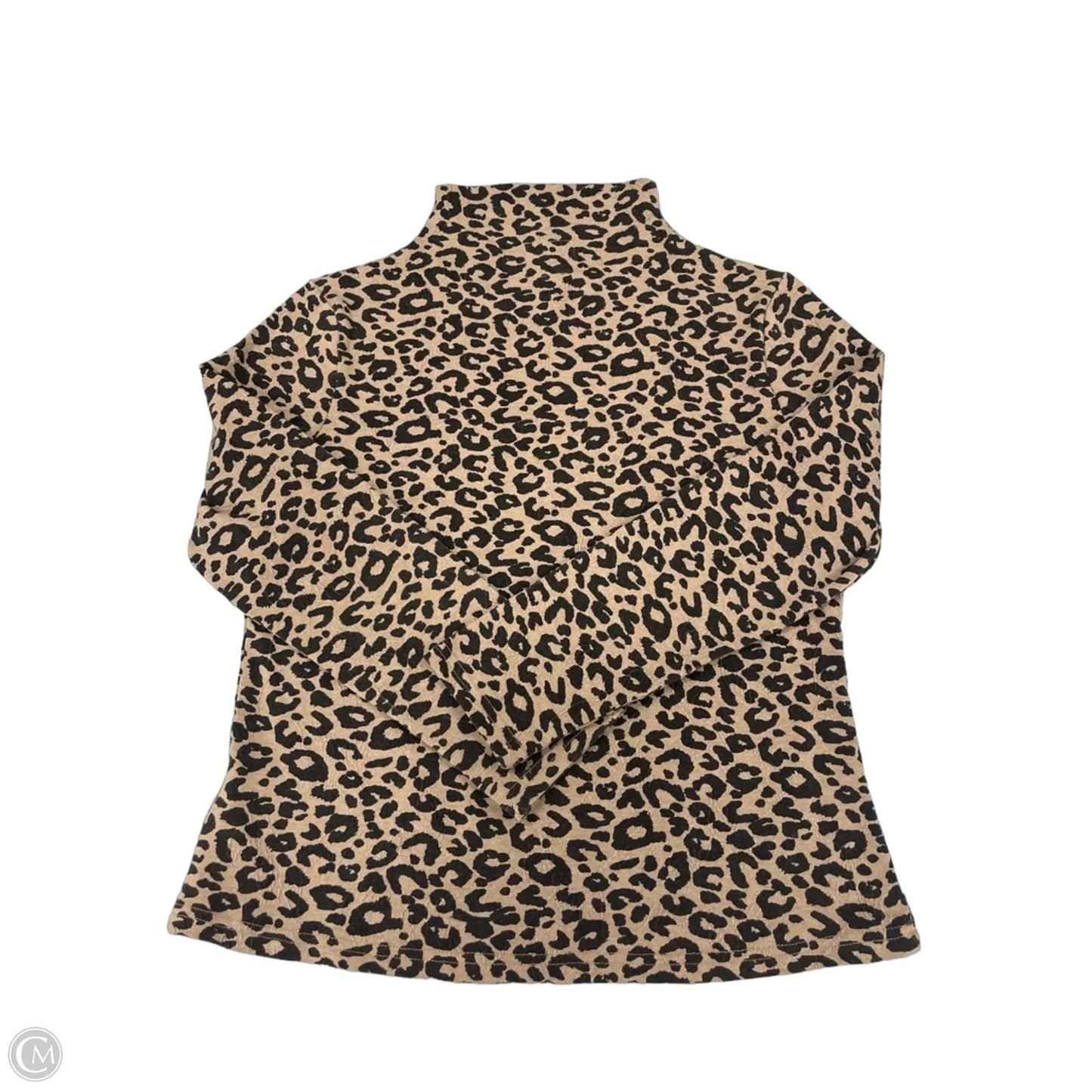 Top Long Sleeve By Umgee In Animal Print, Size: L