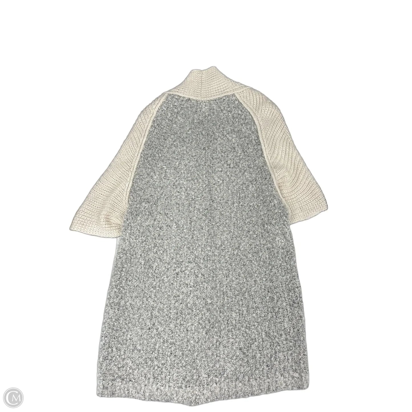 Cardigan By Elan In Grey & White, Size: Os