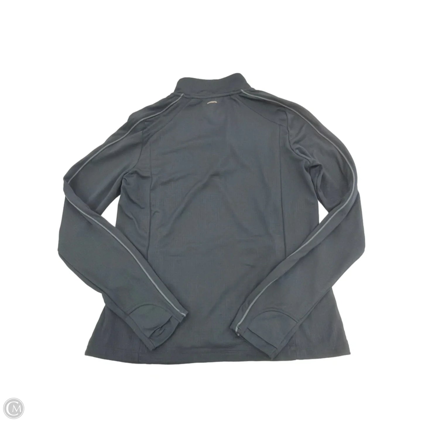 Athletic Top Long Sleeve Collar By Mondetta In Black, Size: S