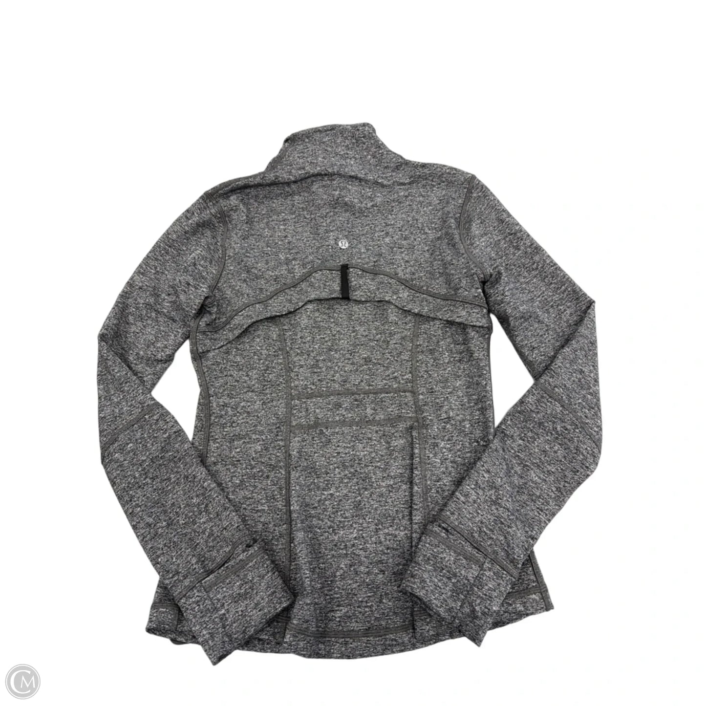 Athletic Jacket By Lululemon In Grey, Size: 8