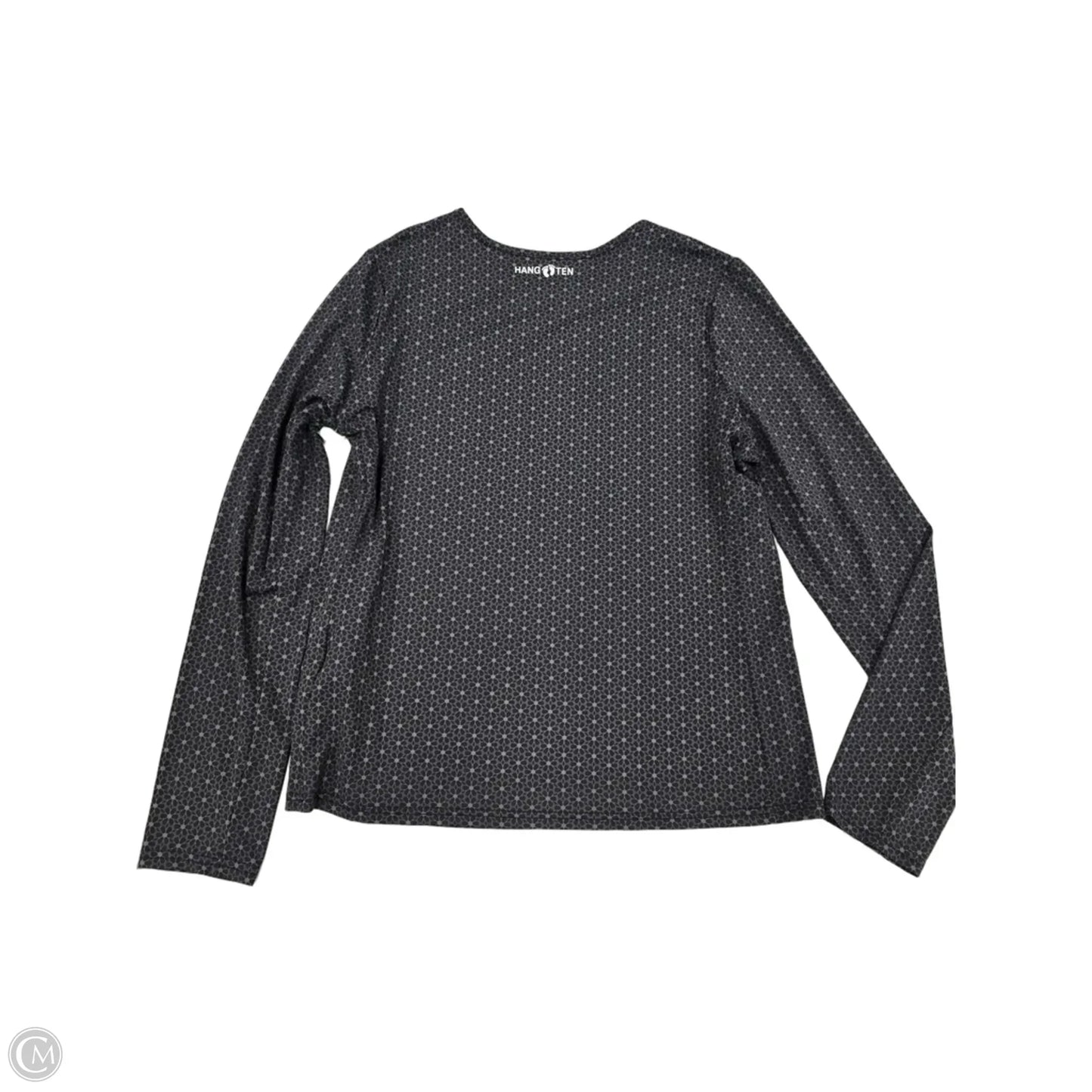 Top Long Sleeve By Hang Ten In Geometric Pattern, Size: Xl