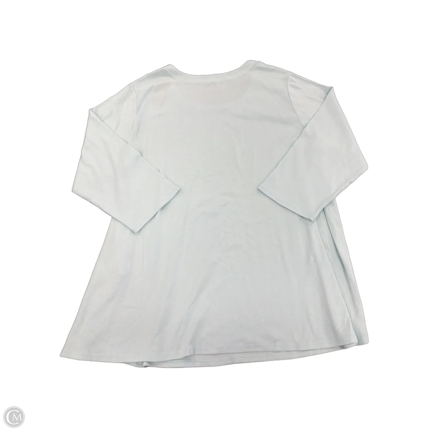 Top 3/4 Sleeve By J. Jill In Blue, Size: 2x
