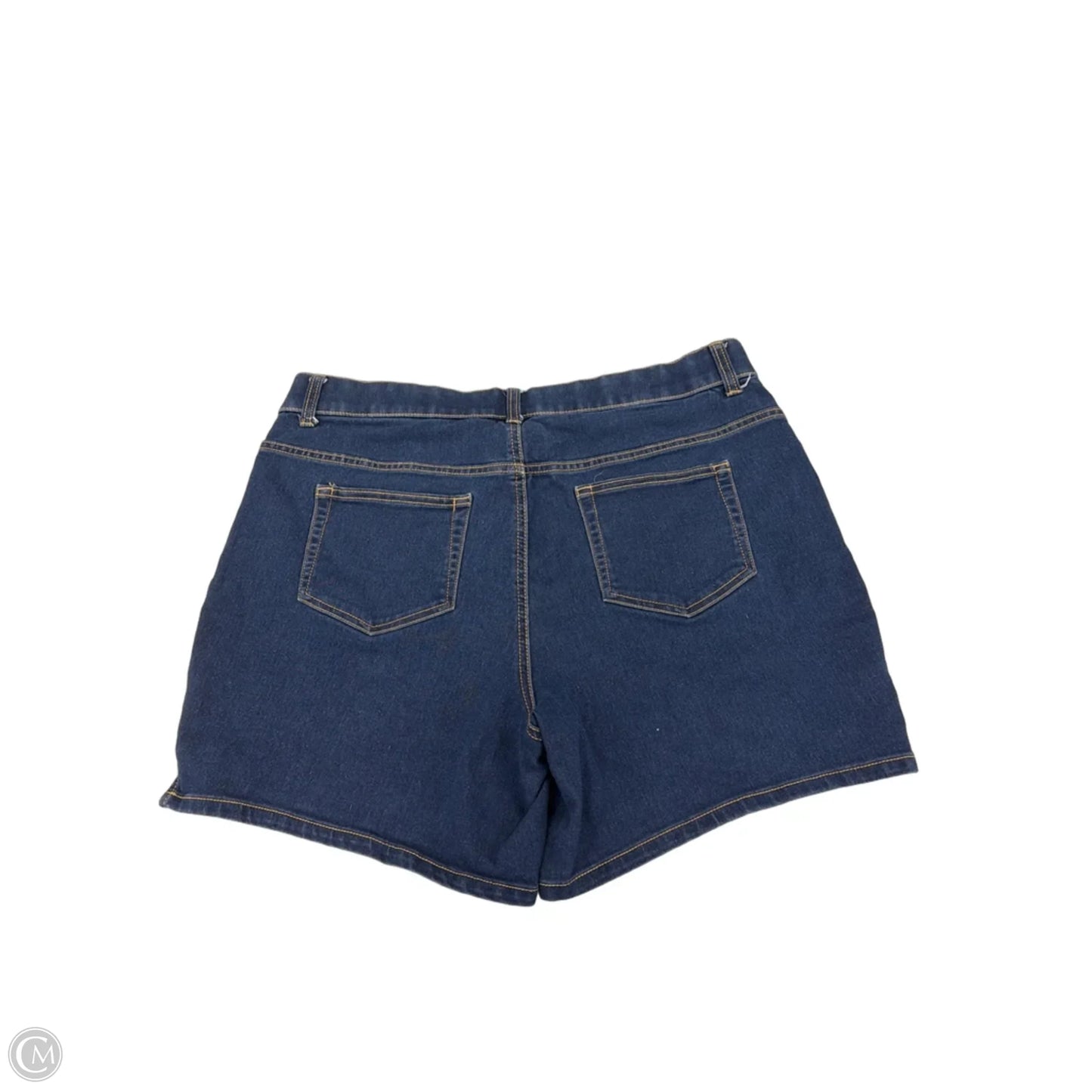 Shorts By Terra & Sky In Blue Denim, Size: 14