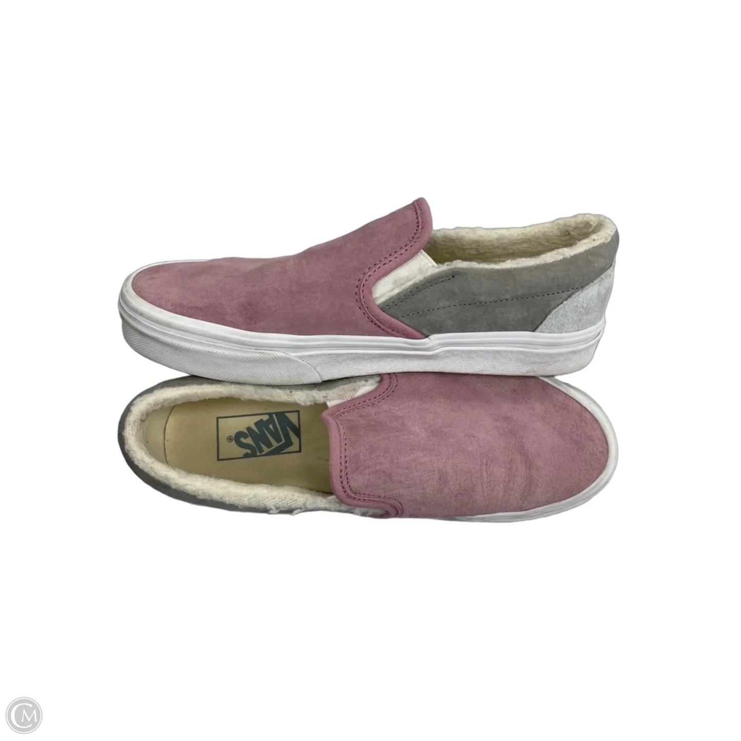 Shoes Flats By Vans In Pink, Size: 8