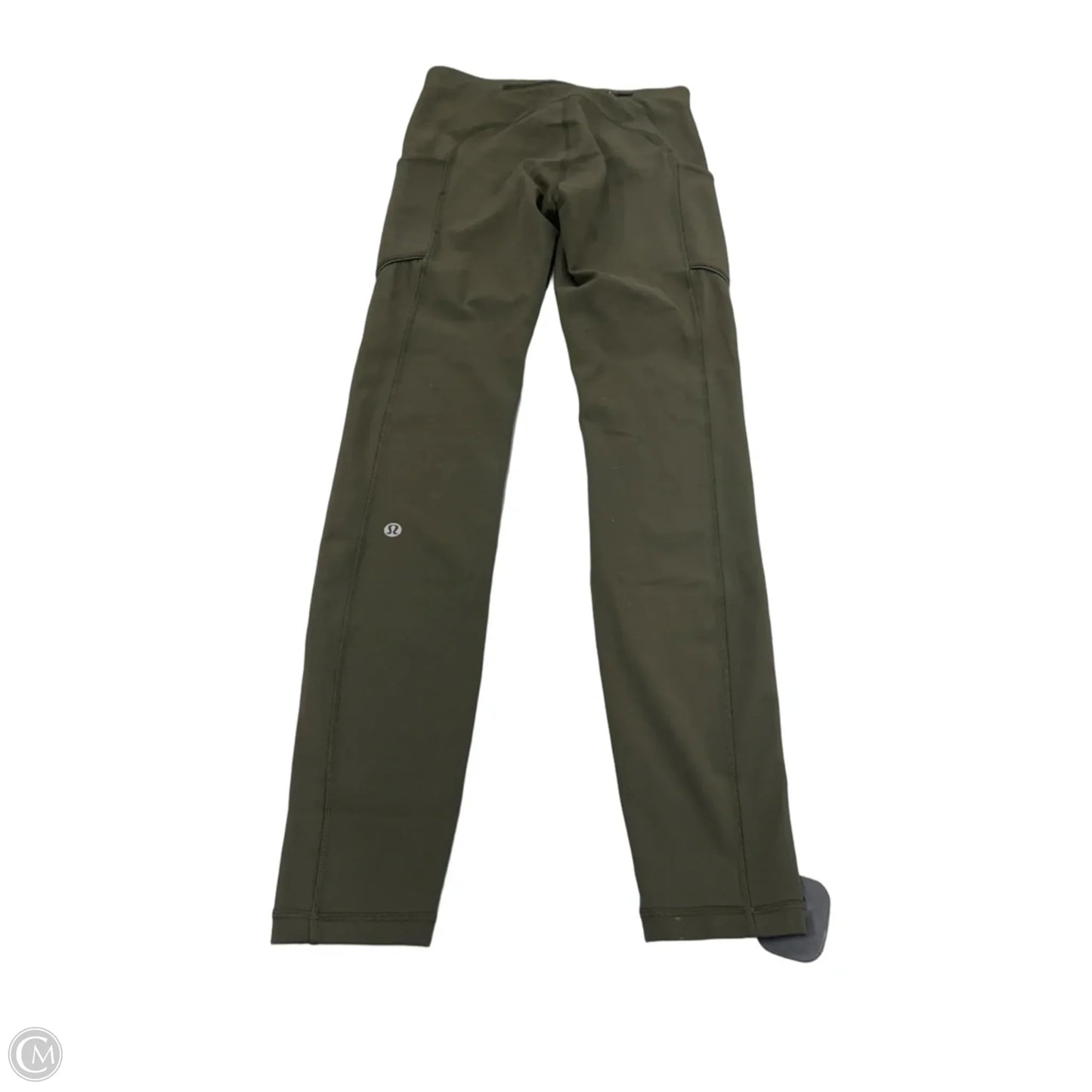 Athletic Leggings By Lululemon In Green, Size: 4