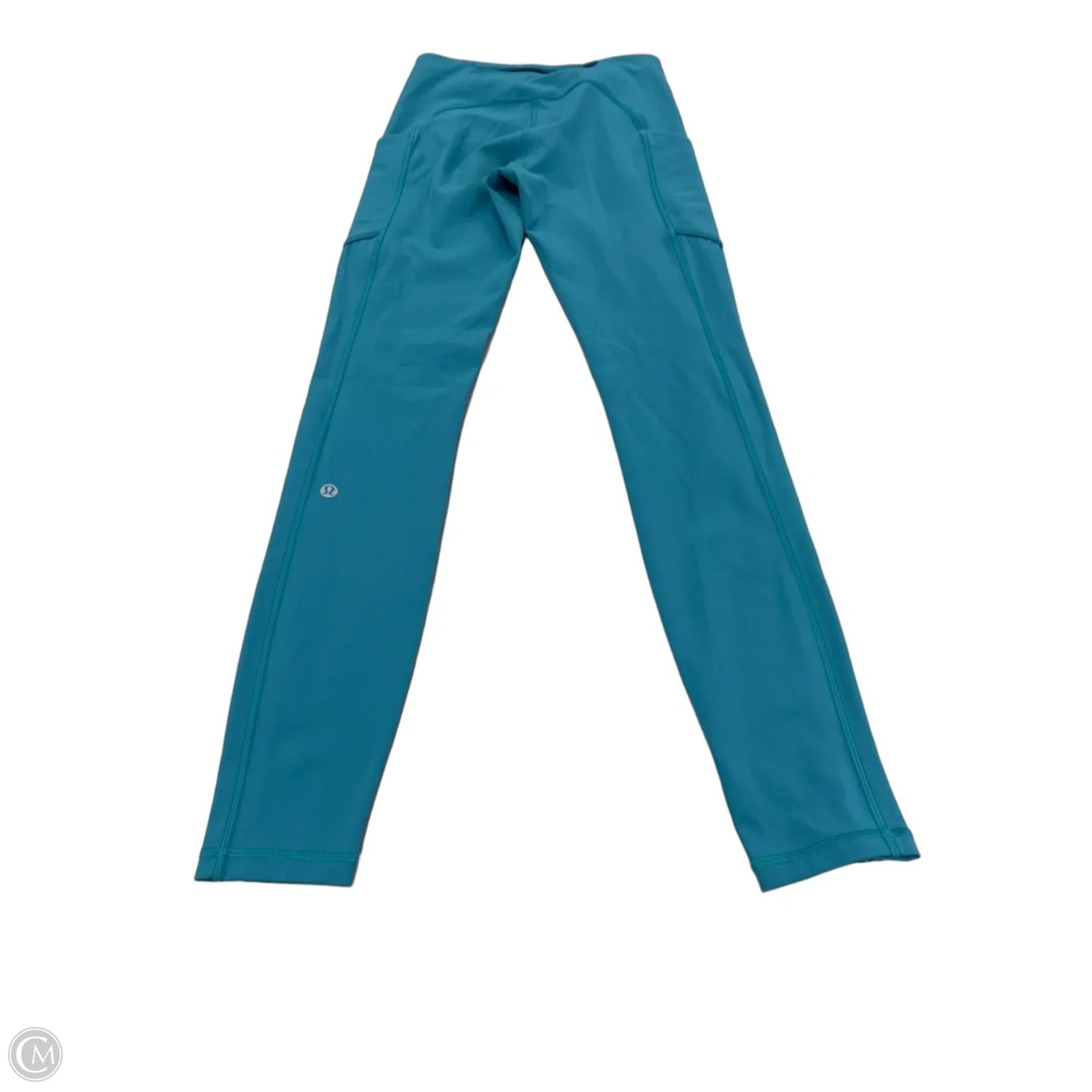 Athletic Leggings By Lululemon In Blue, Size: 4