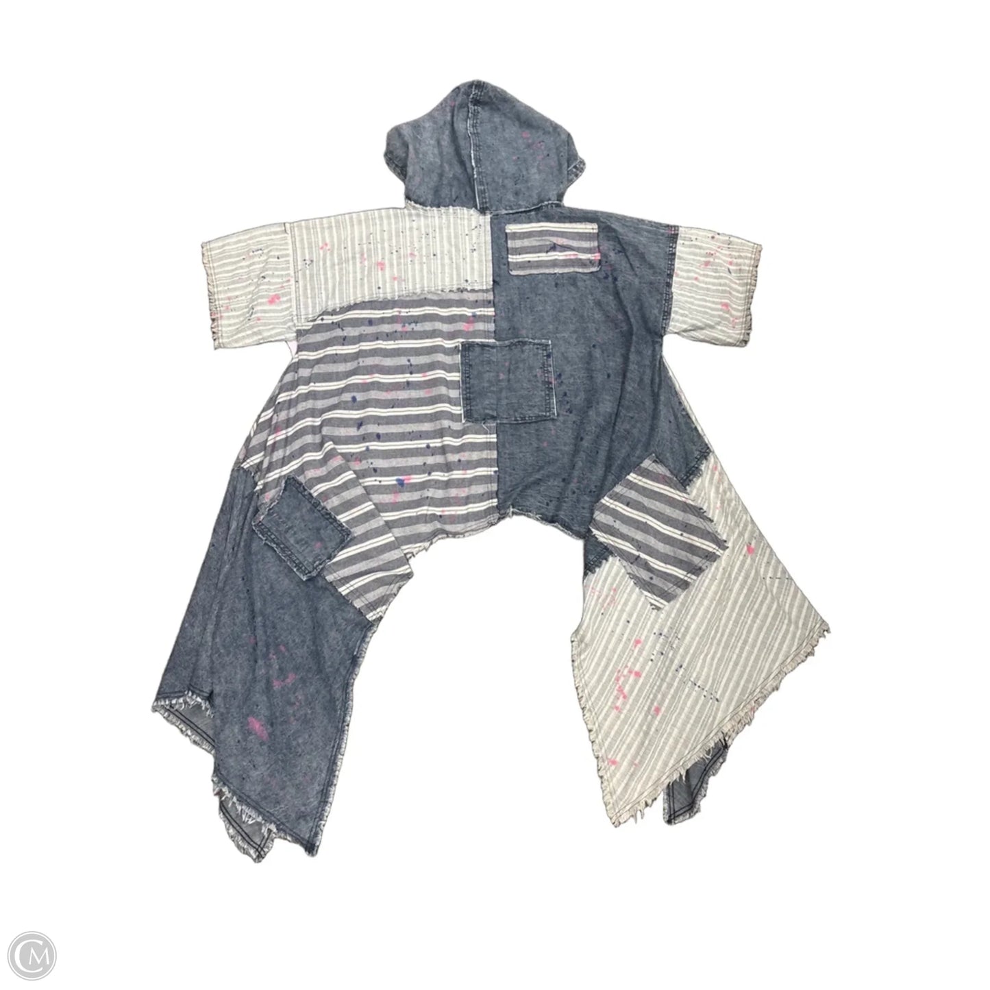 Poncho By Oli & Hali In Blue, Size: Xl