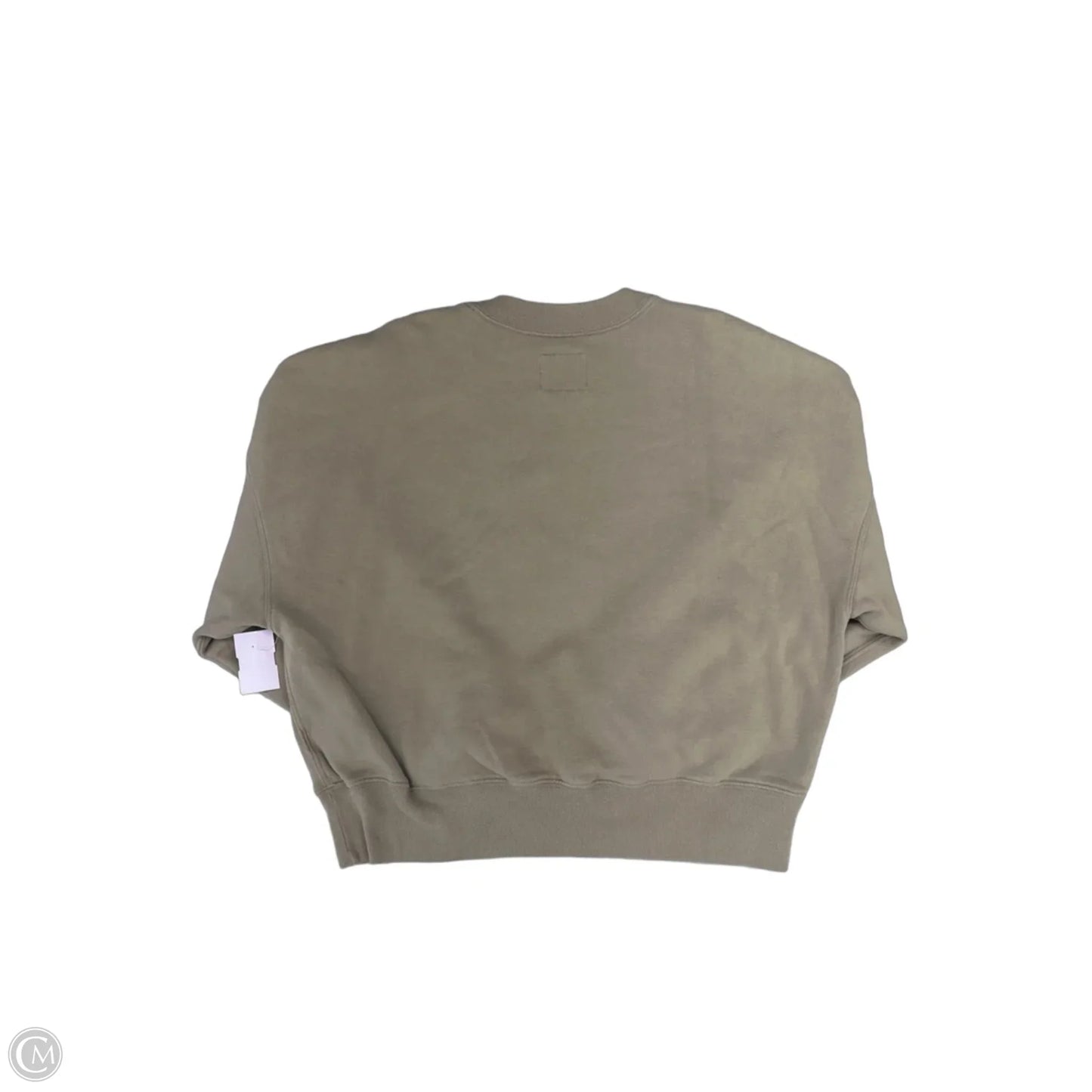 Top Long Sleeve By Abercrombie And Fitch In Taupe, Size: M