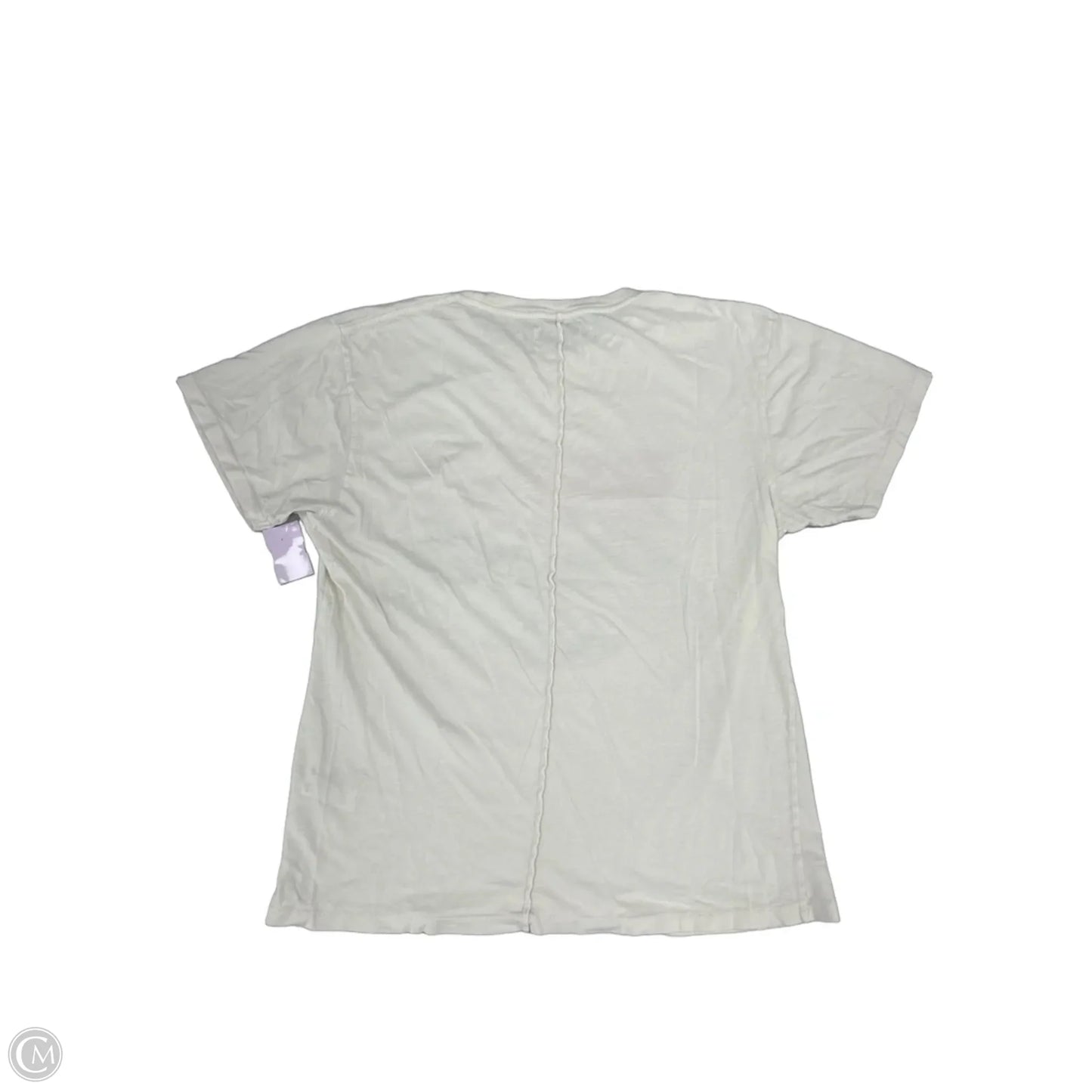 Top Short Sleeve By Anine Bing In Ivory, Size: L