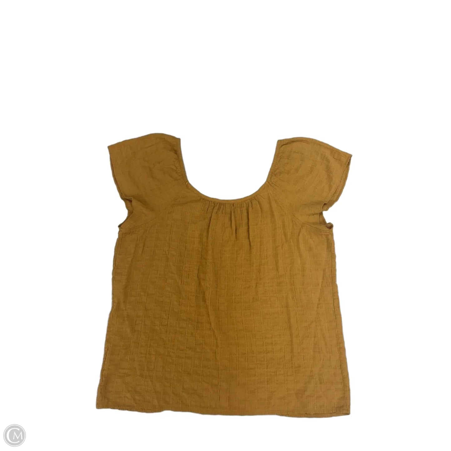 Top Short Sleeve By Rewind In Yellow, Size: Xl