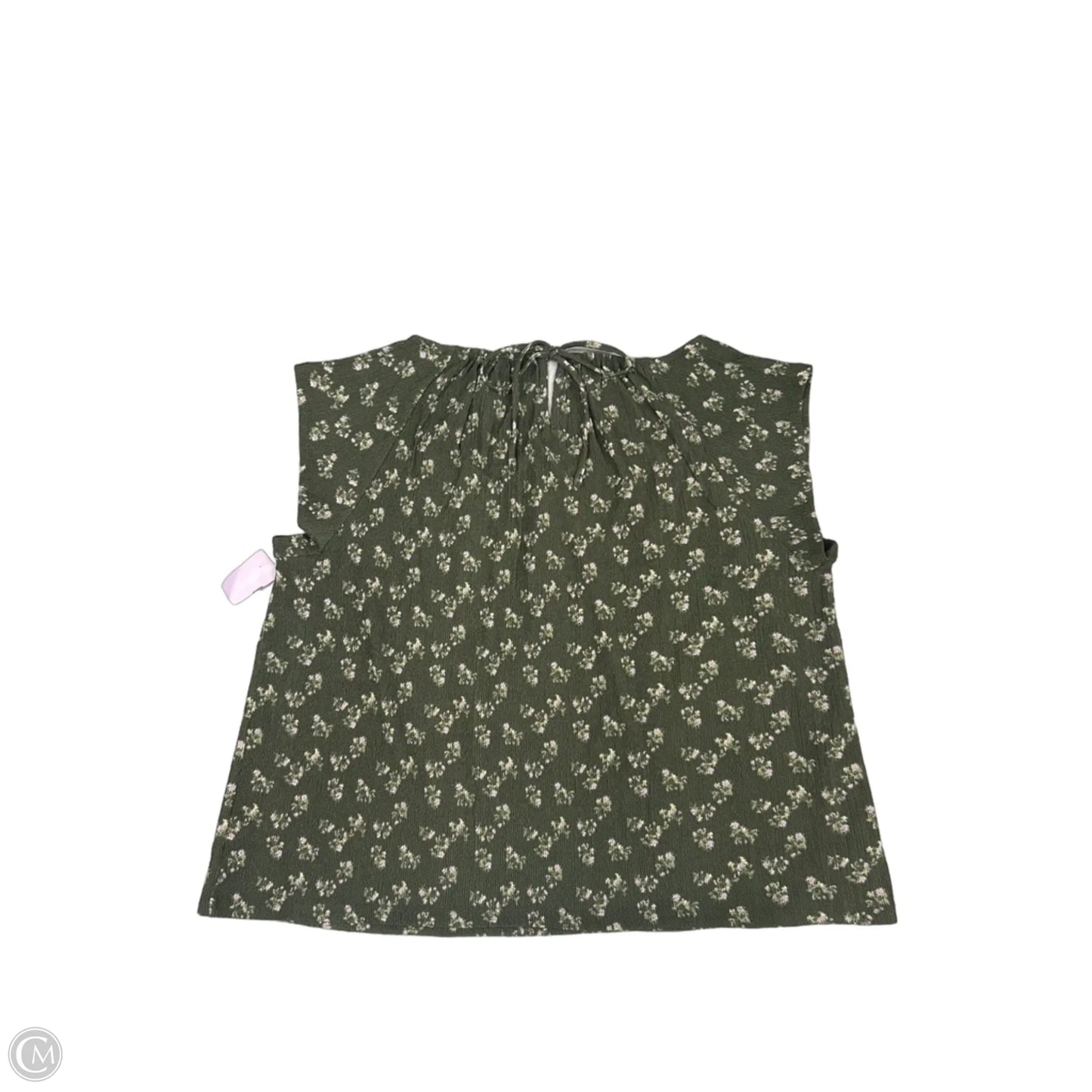 Top Short Sleeve By Loft In Green, Size: Xxl