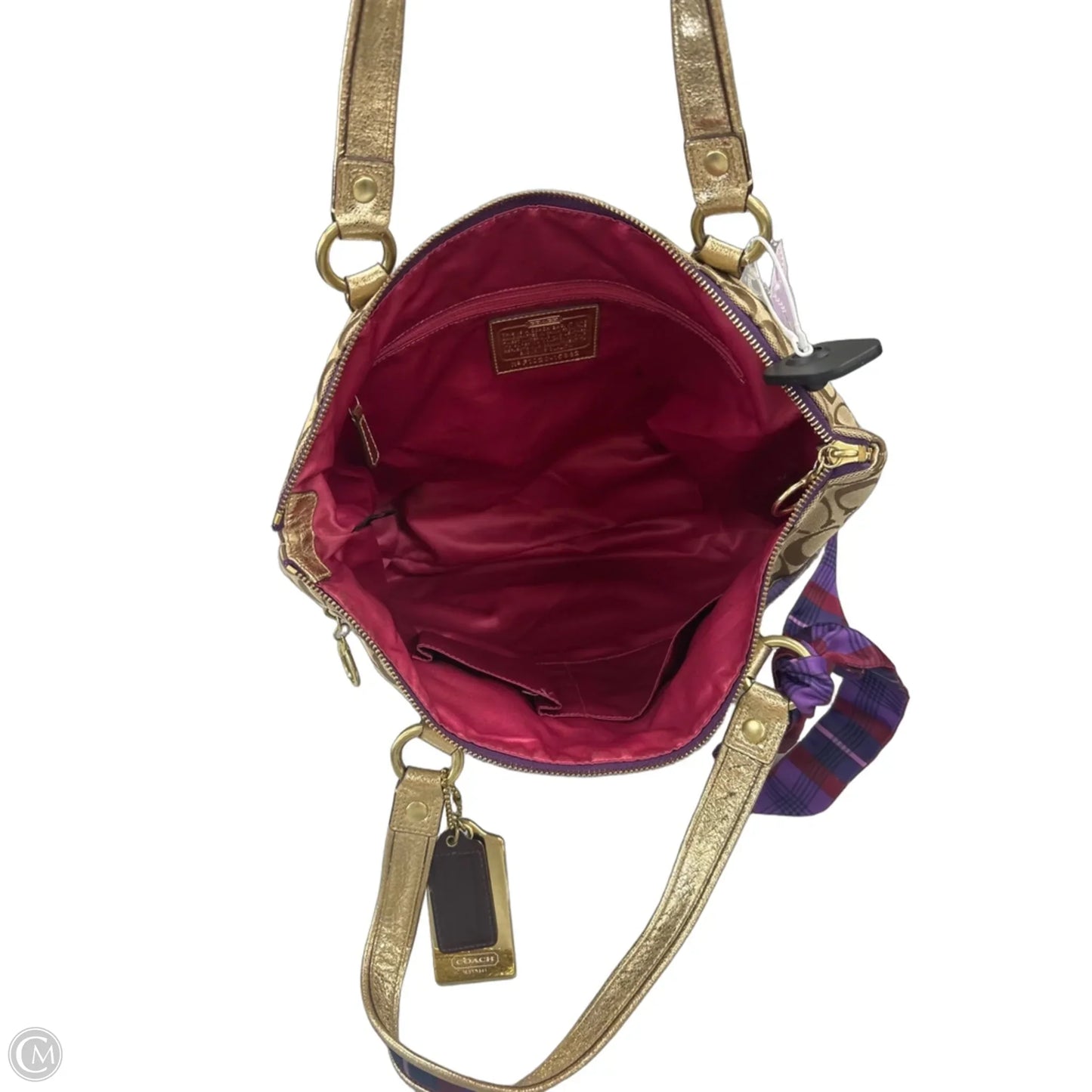 Handbag Designer By Coach, Size: Large