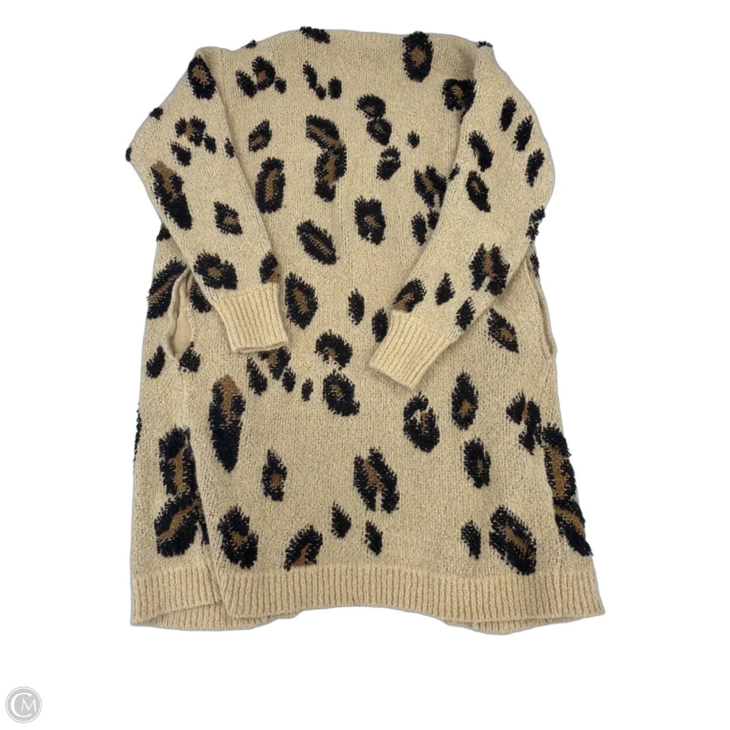 Cardigan By Knox Rose In Animal Print, Size: Xs