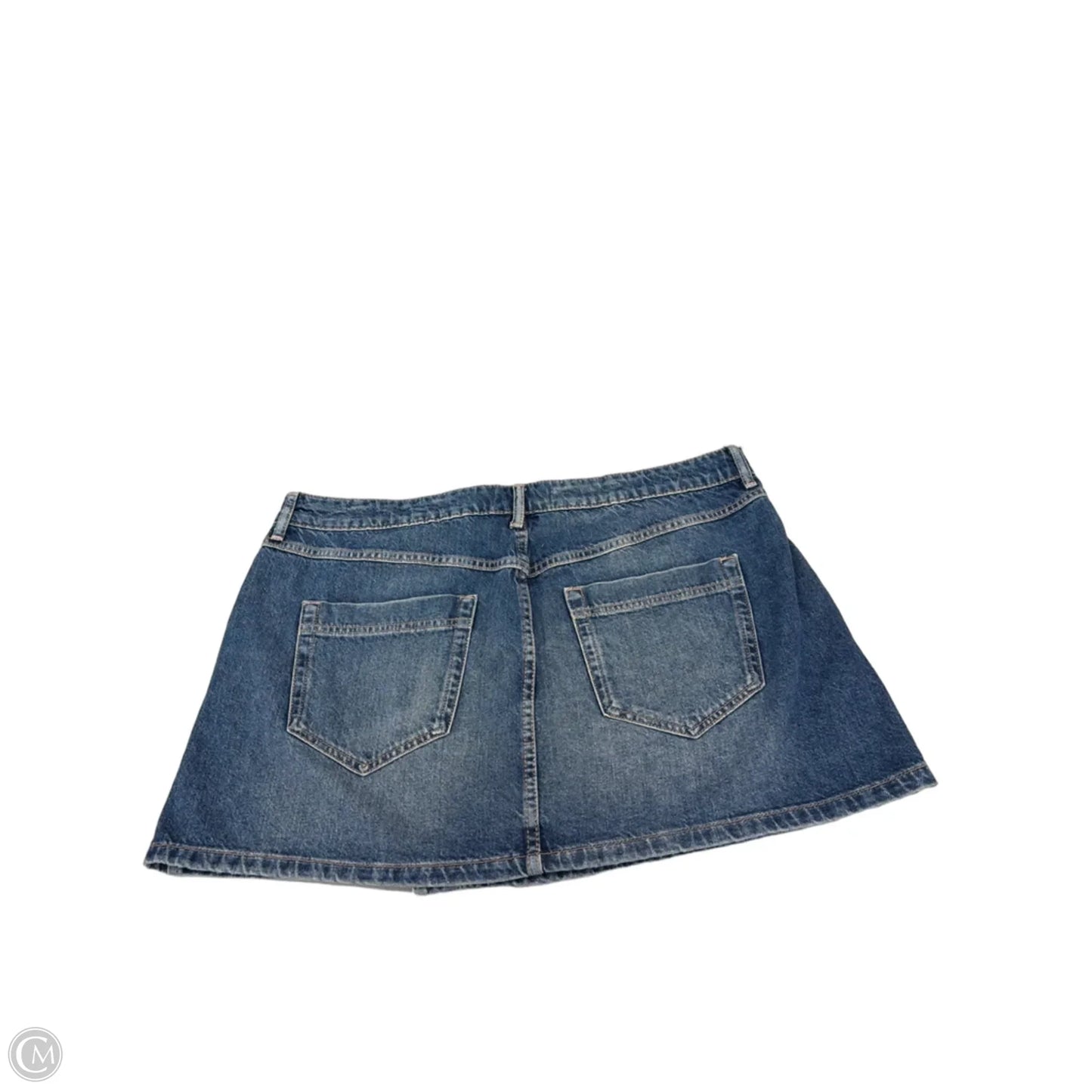 Skirt Mini & Short By We The Free In Blue Denim, Size: 16