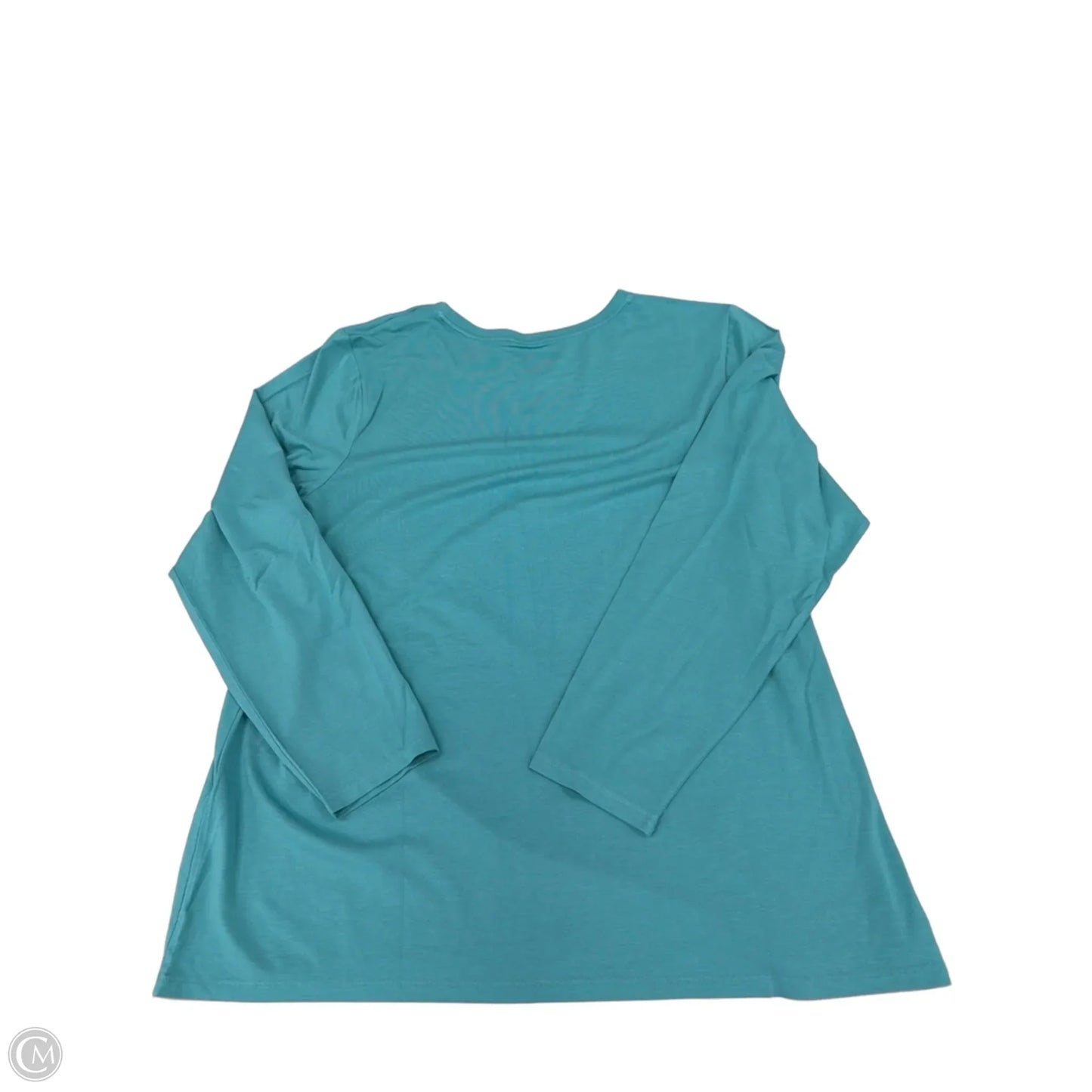 Top Long Sleeve By Chicos In Blue, Size: Xxl