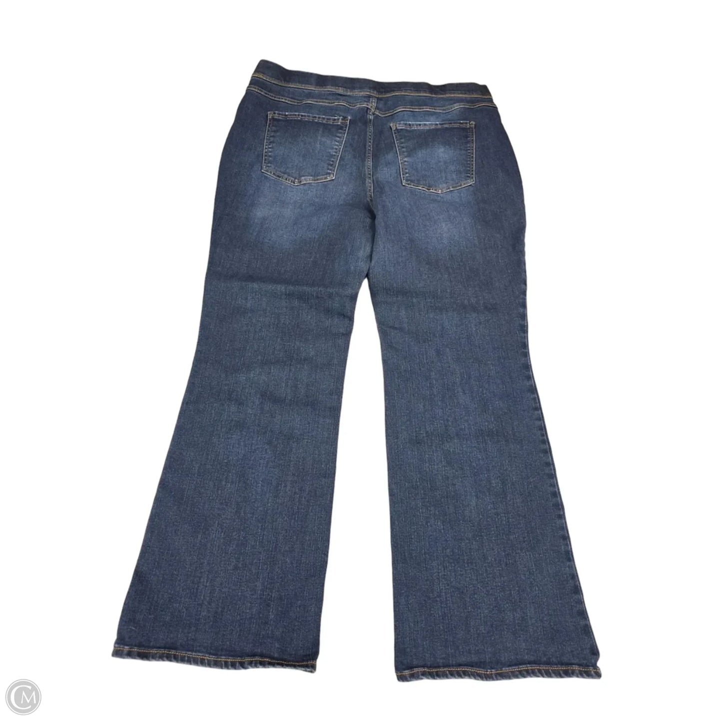 Jeans Boot Cut By Terra & Sky In Blue Denim, Size: 1x