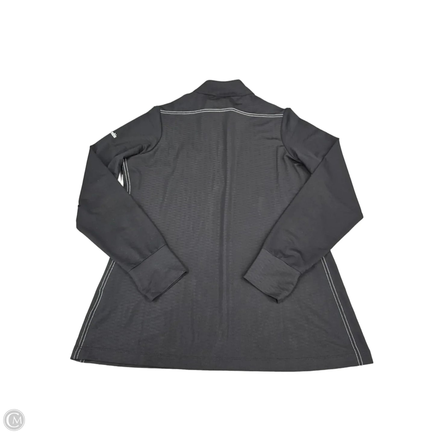 Athletic Top Long Sleeve Collar By Columbia In Black, Size: Xl